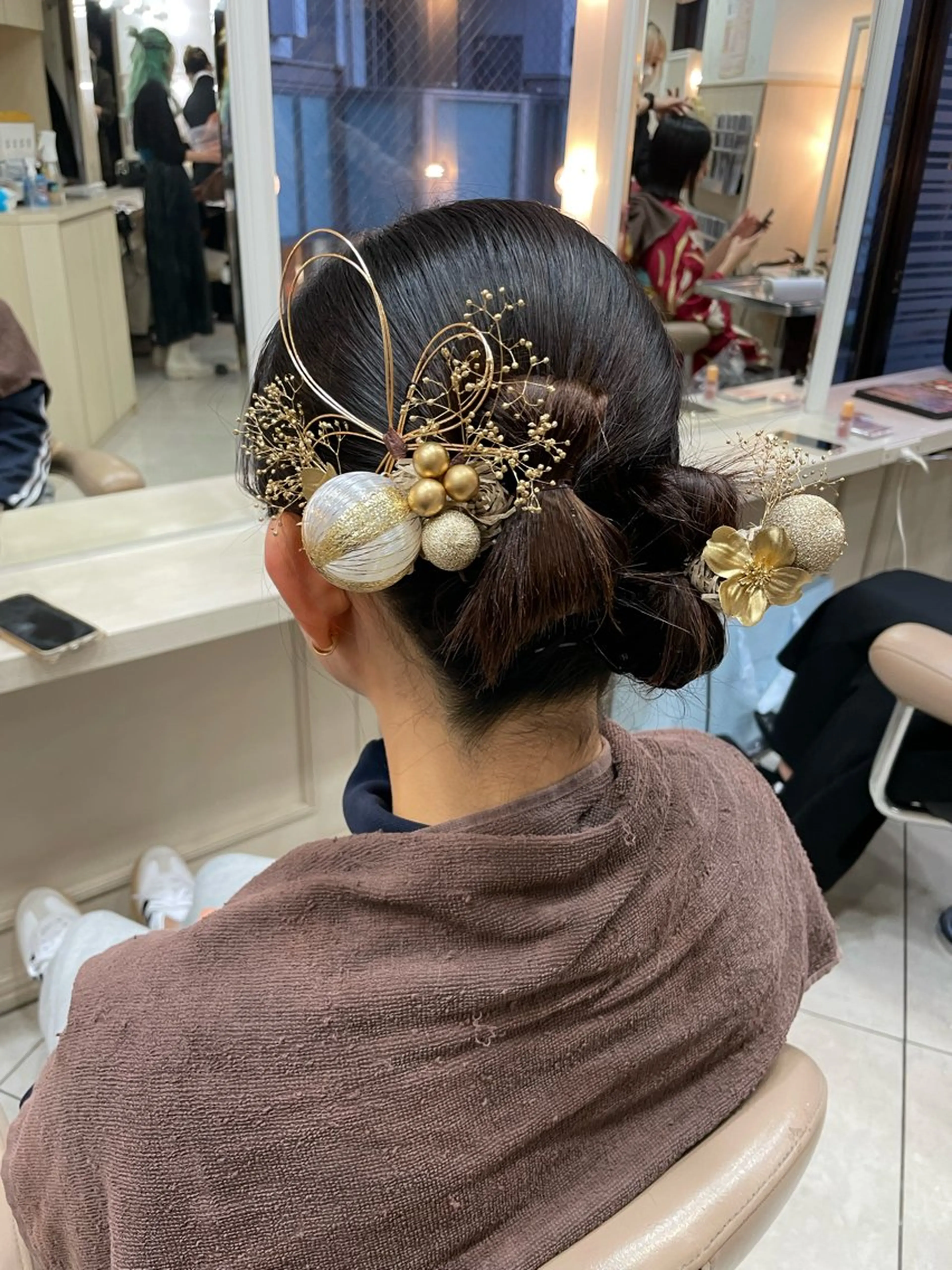 早朝可能！🙆‍♀️2026卒業式袴着付け+ヘアアレンジの写真