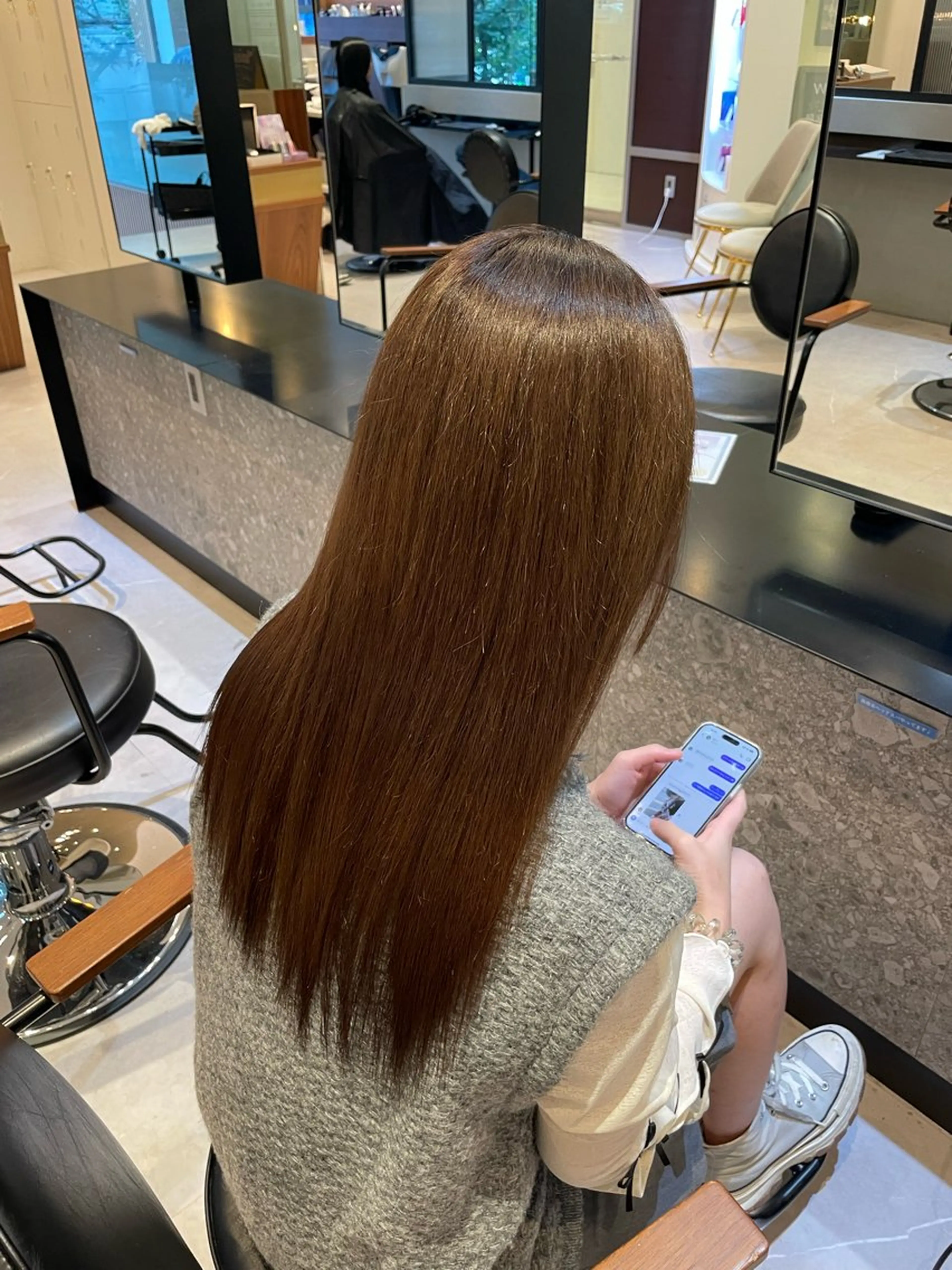 オリーブカラー🫒/ ハッシュカット/みゆのヘアスタイル