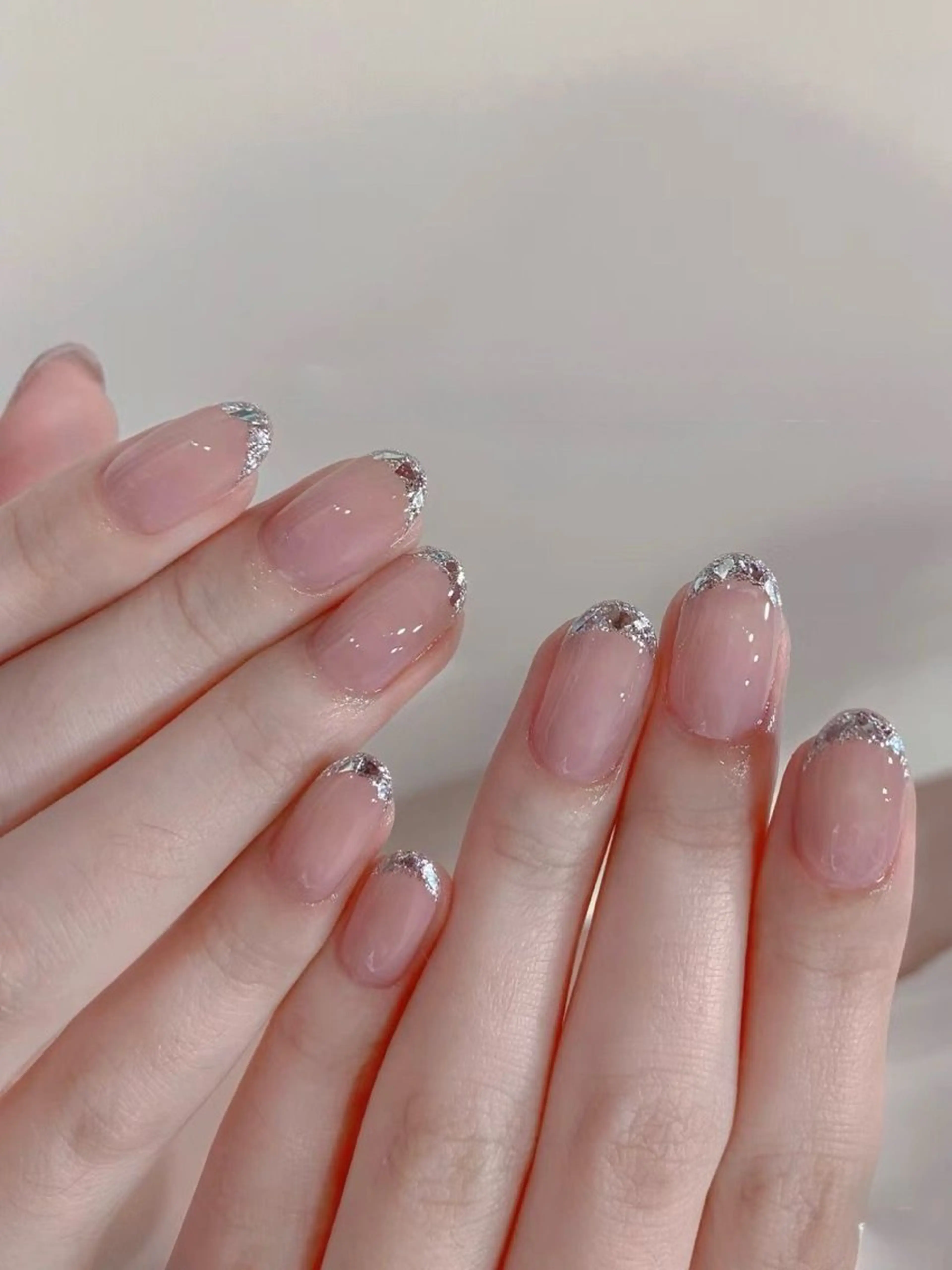 ネイル 長さ出し フレンチネイル グラデーション 卒業式 マグネットネイル ハンドネイル MIHANA NAILのネイルデザイン