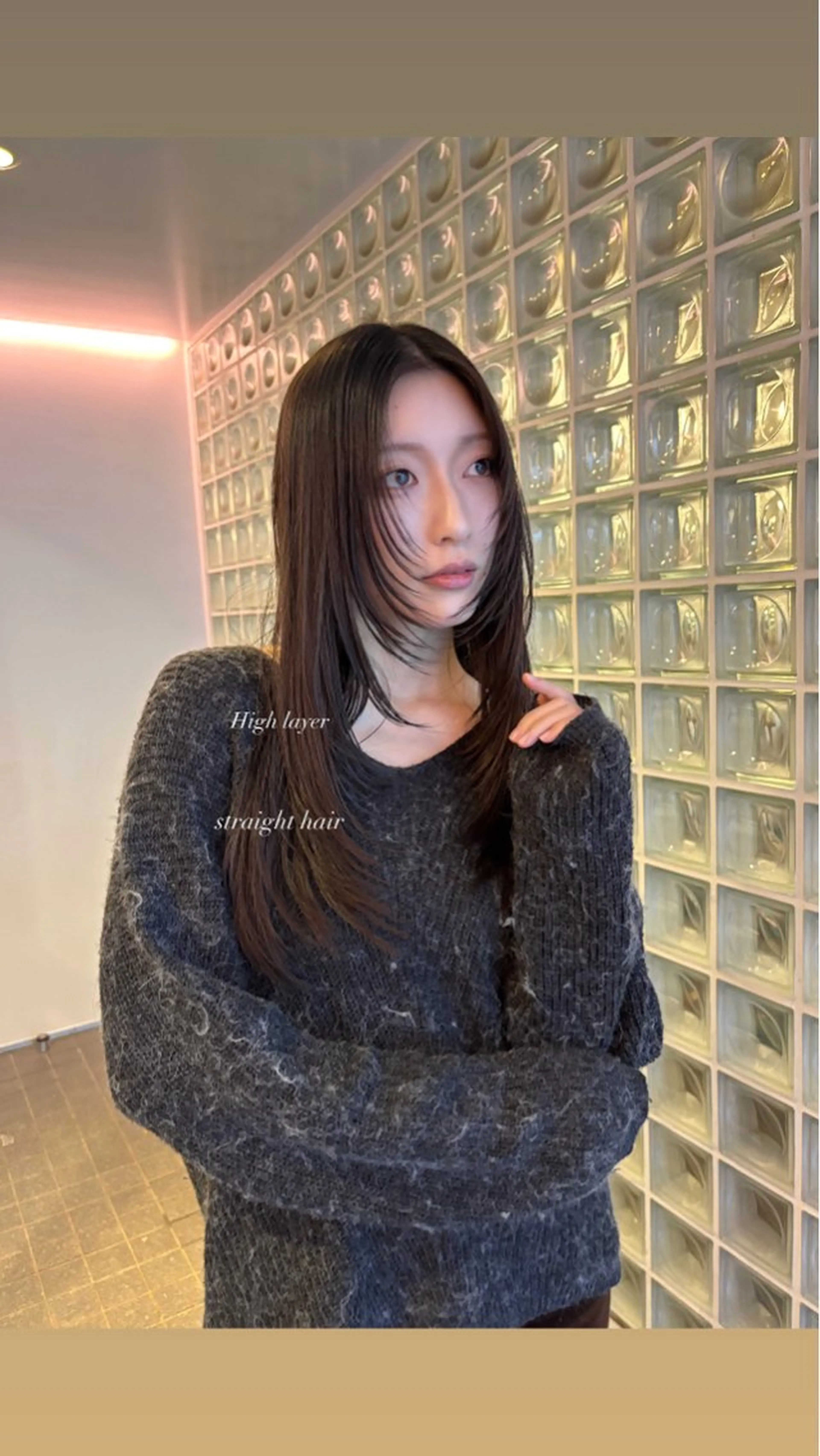 ロング レイヤーカット Kinoのヘアスタイル