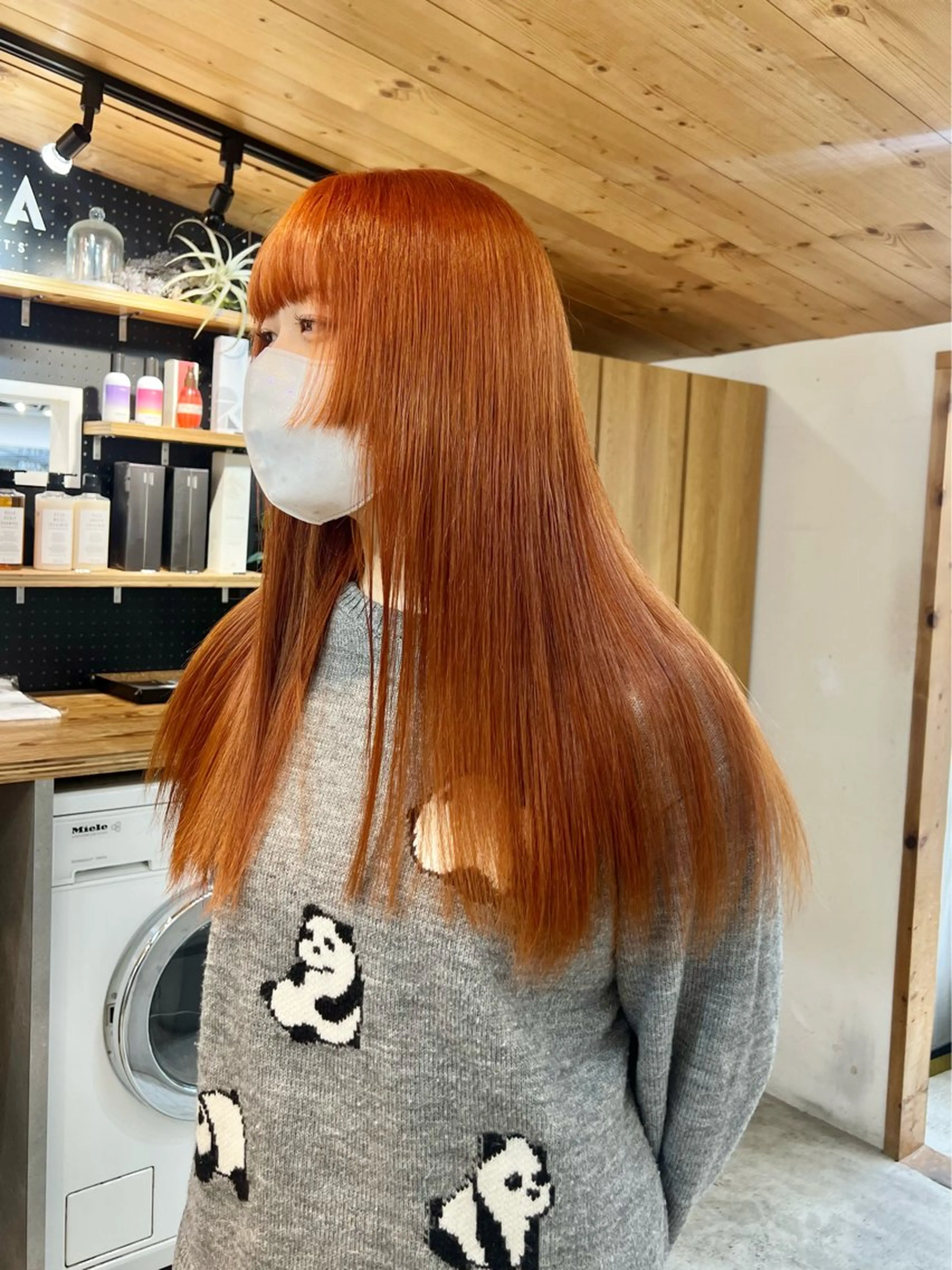 ロング ヘアカラー 暖色カラー/レイヤー カット☁️MEI☁️のヘアスタイル