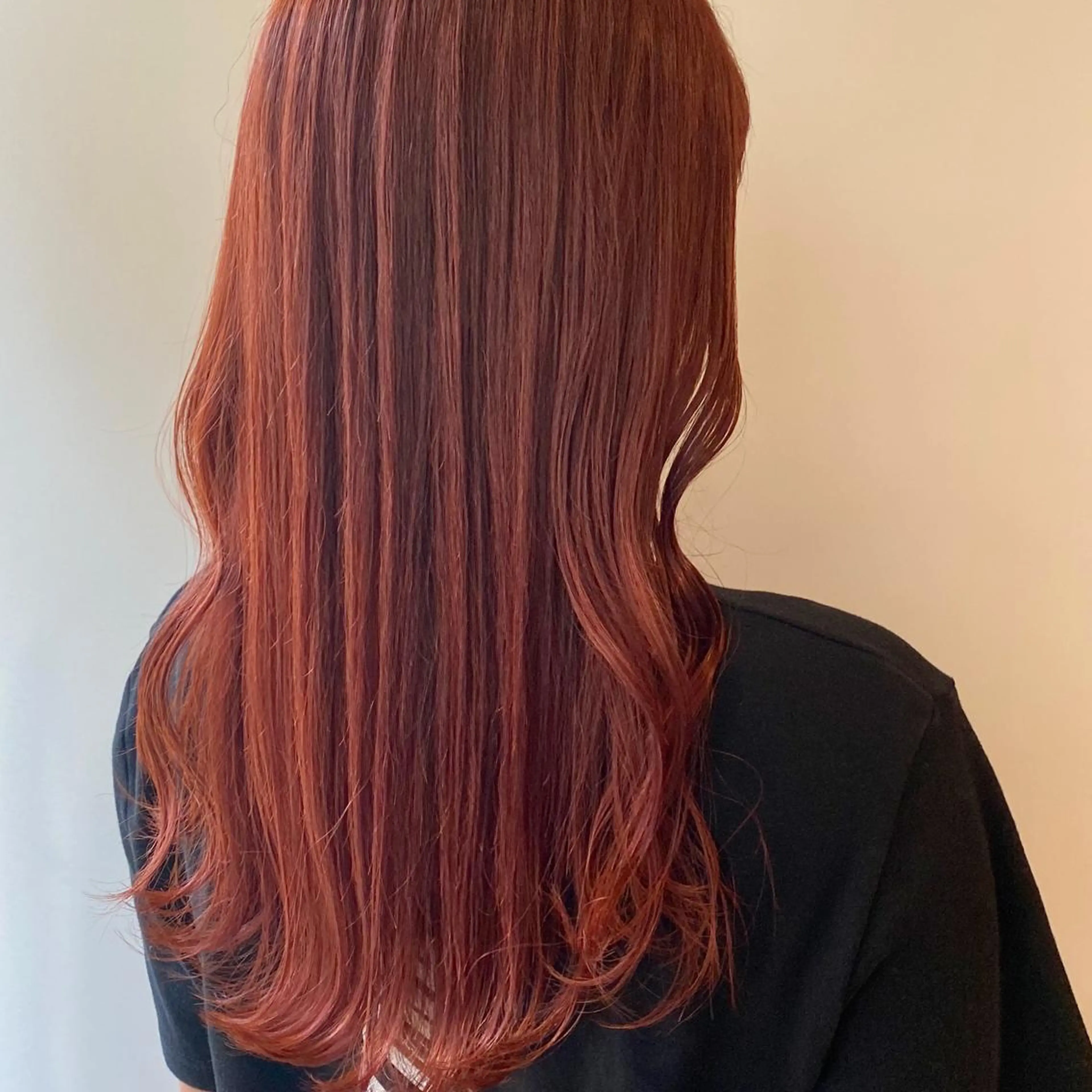 セミロング カラー ヘアアレンジ ベージュカラー オレンジ オレンジベージュ 撮影モデル募集 🦋soemikaのヘアスタイル