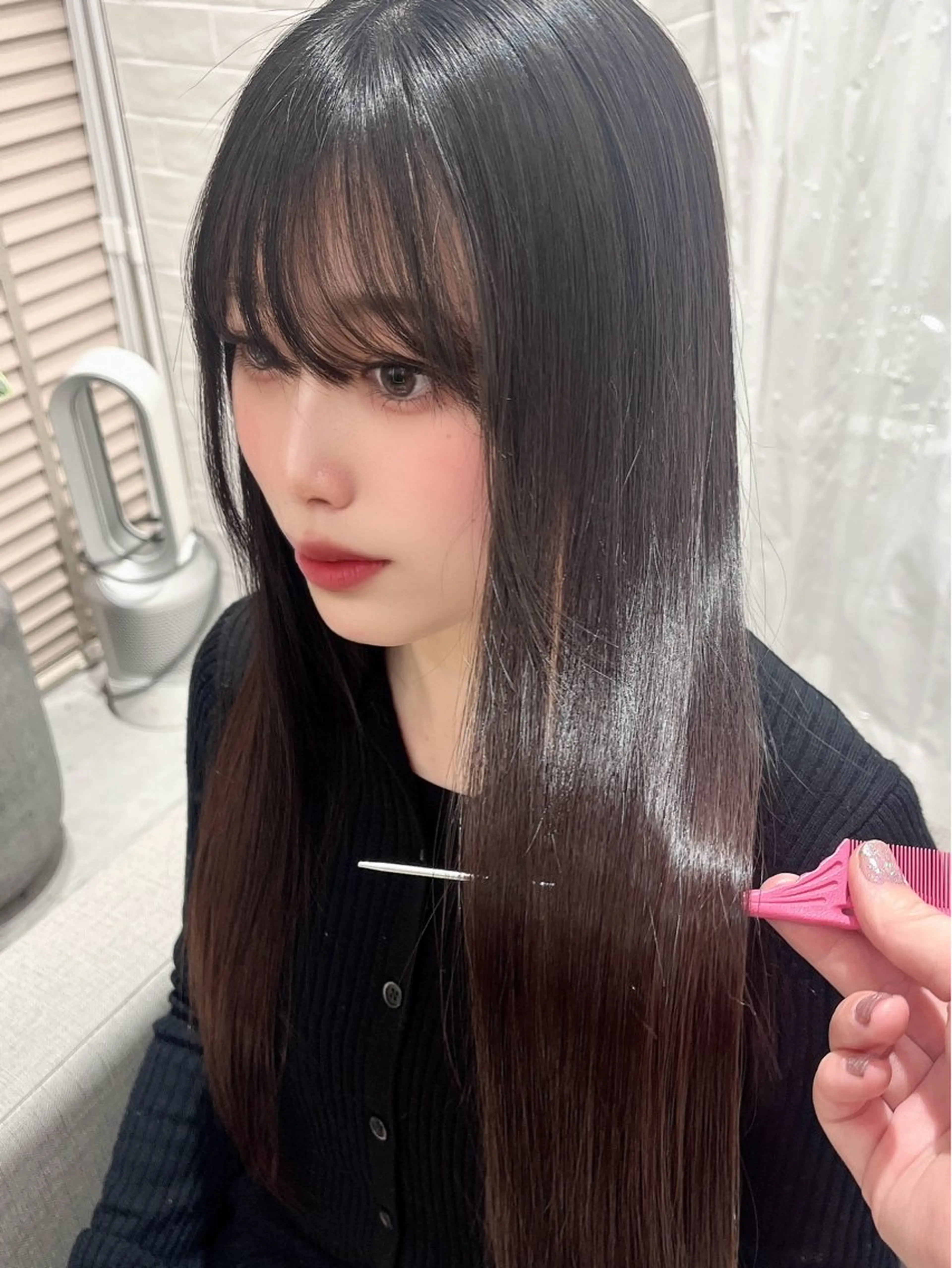 セミロング ヘアアレンジ 縮毛矯正 トリートメント stair:case 💖大類舞衣子💖のヘアスタイル