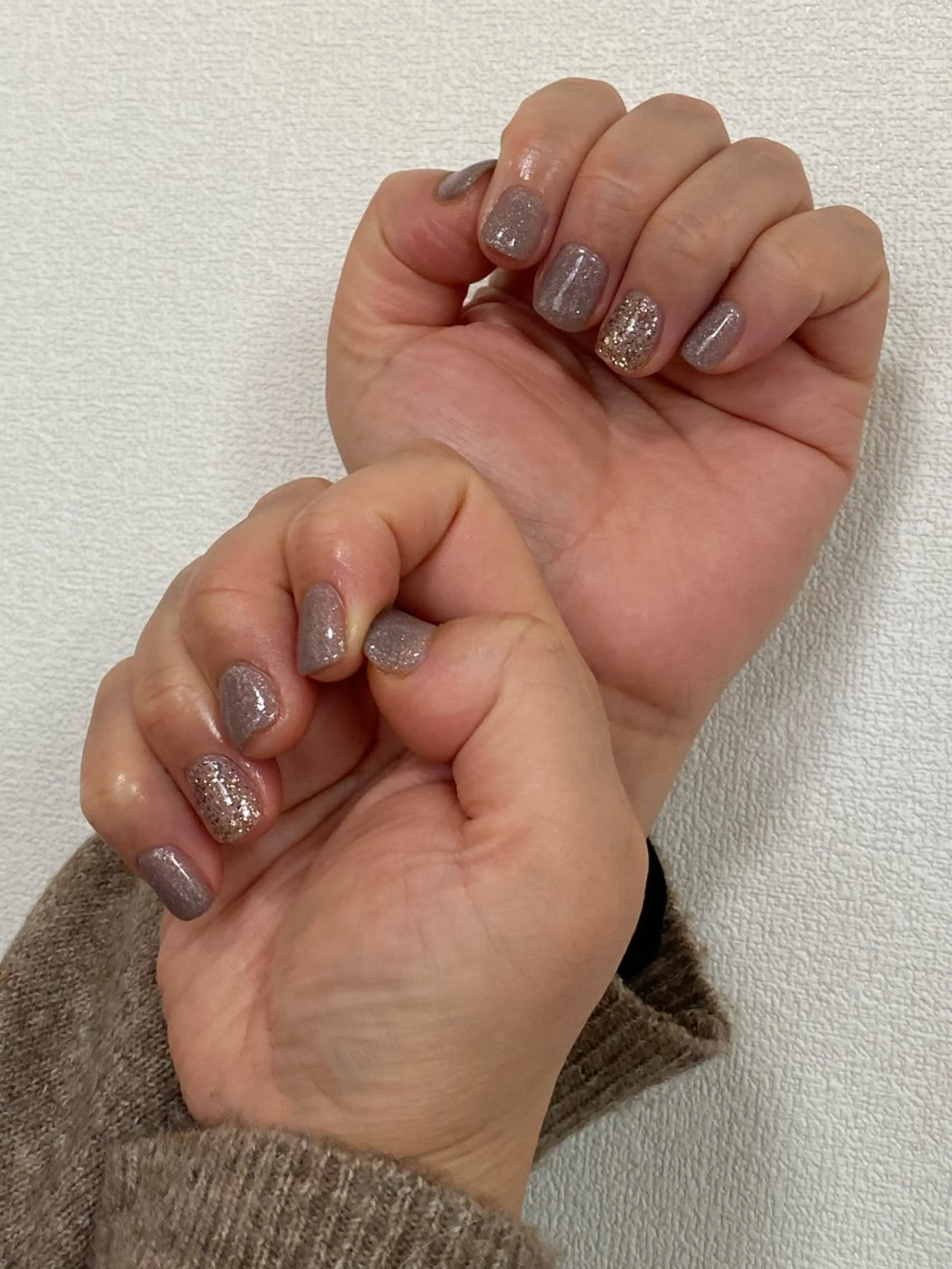 ネイル キラキラネイル 自宅サロン FeelFreeのマツエク・マツパデザイン