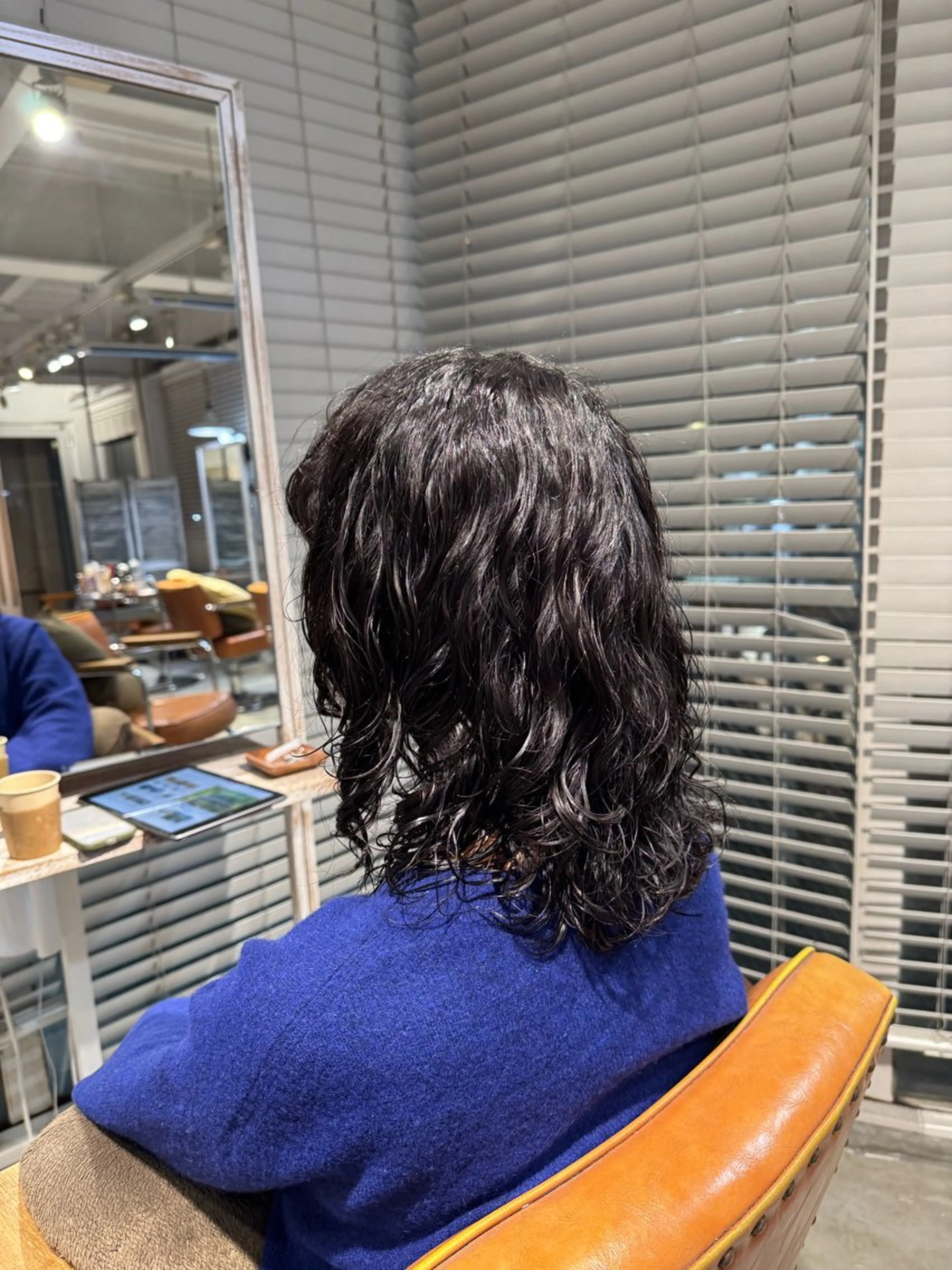 ミディアム 🪞表参道パーマ Nikachi🪞のヘアスタイル