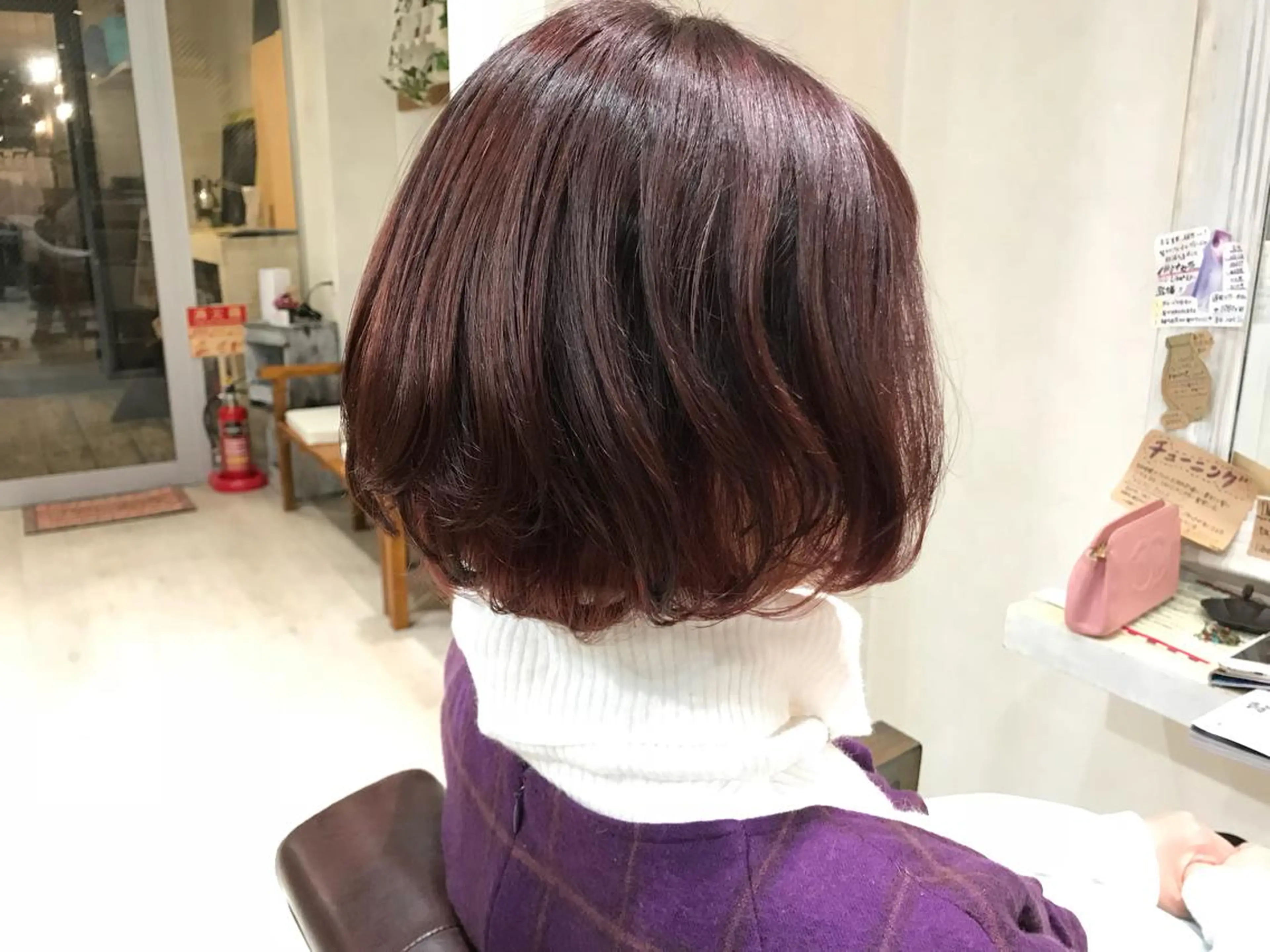 ショート カラー バイオレットカラー メンズ指名多数!! SiLO 田島のヘアスタイル