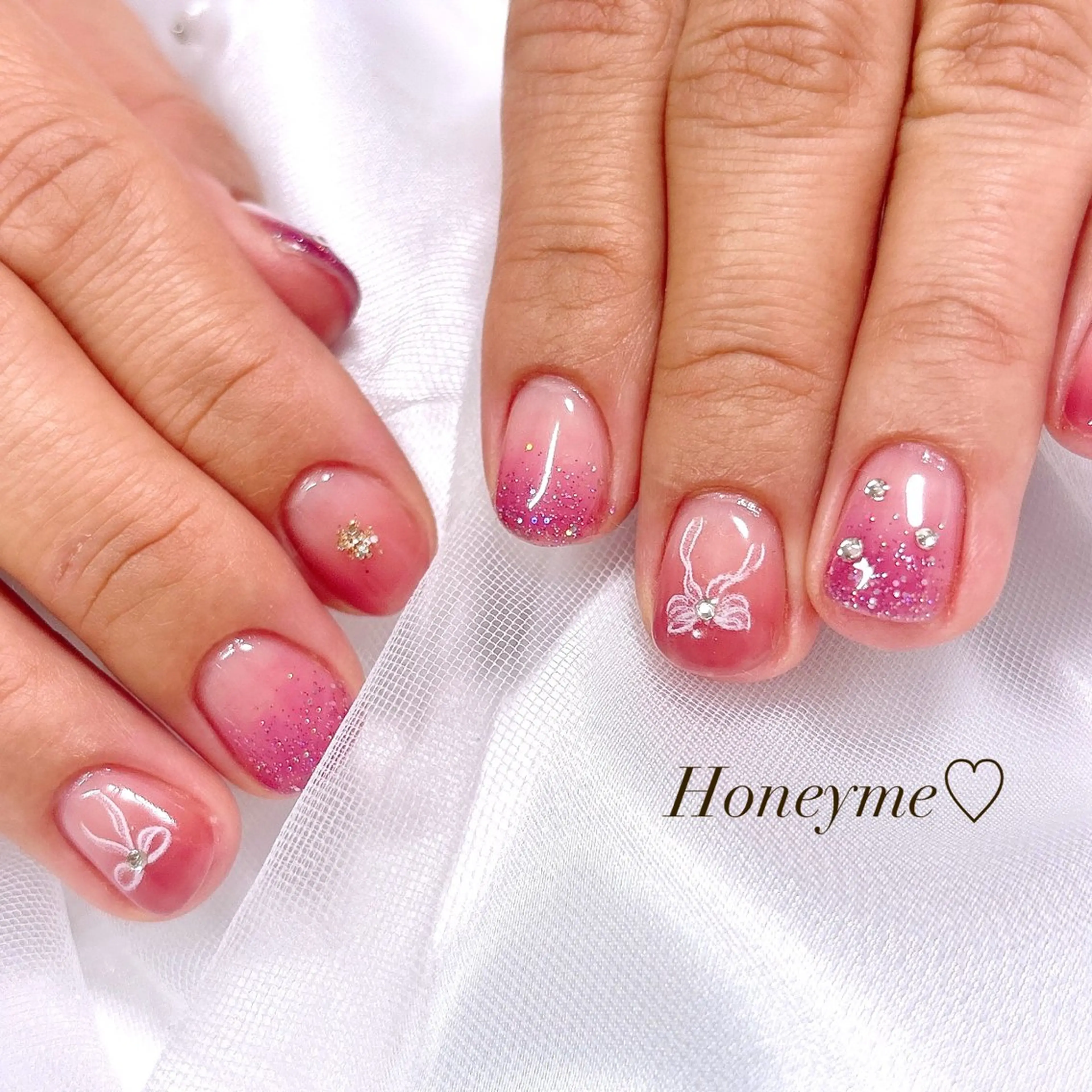 ネイル ハンドネイル nailsalon Honeyme所属・Honey me ❁⃘*.゚のネイルデザイン