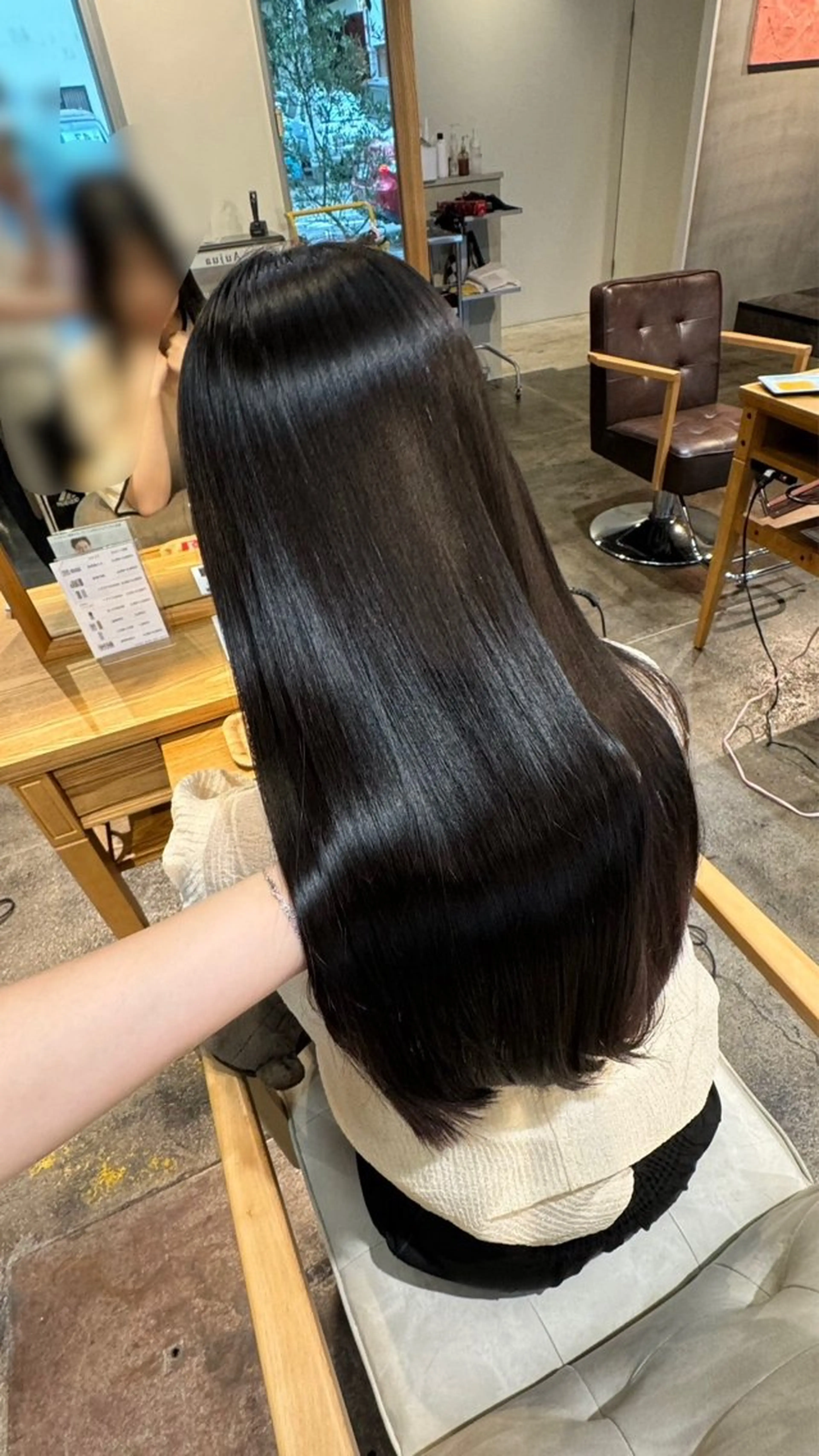 白髪染めリタッチ➕シャンプーブローの写真