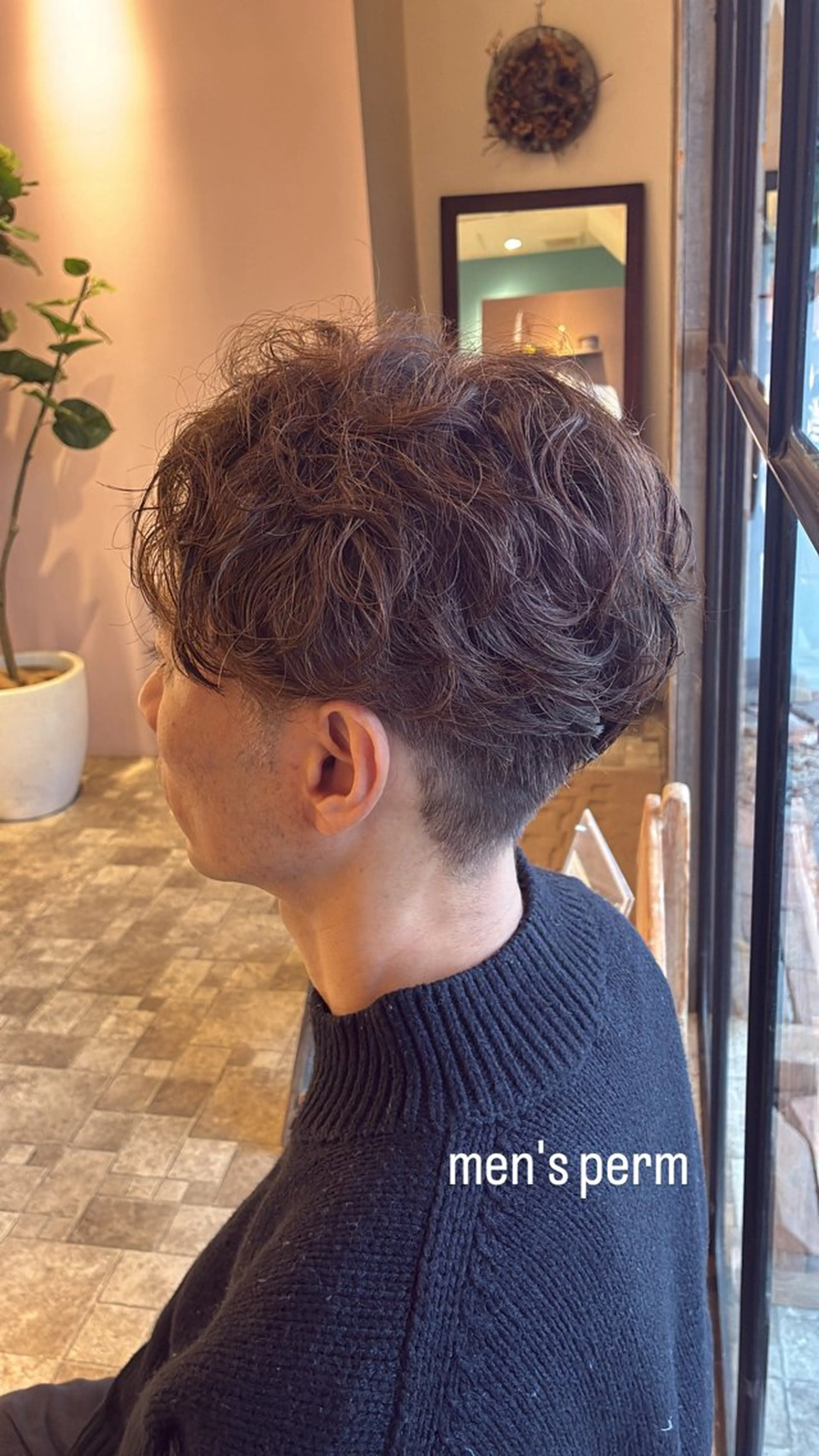 パーマ メンズ メンズパーマ パーマ 米谷 真奈美のヘアスタイル