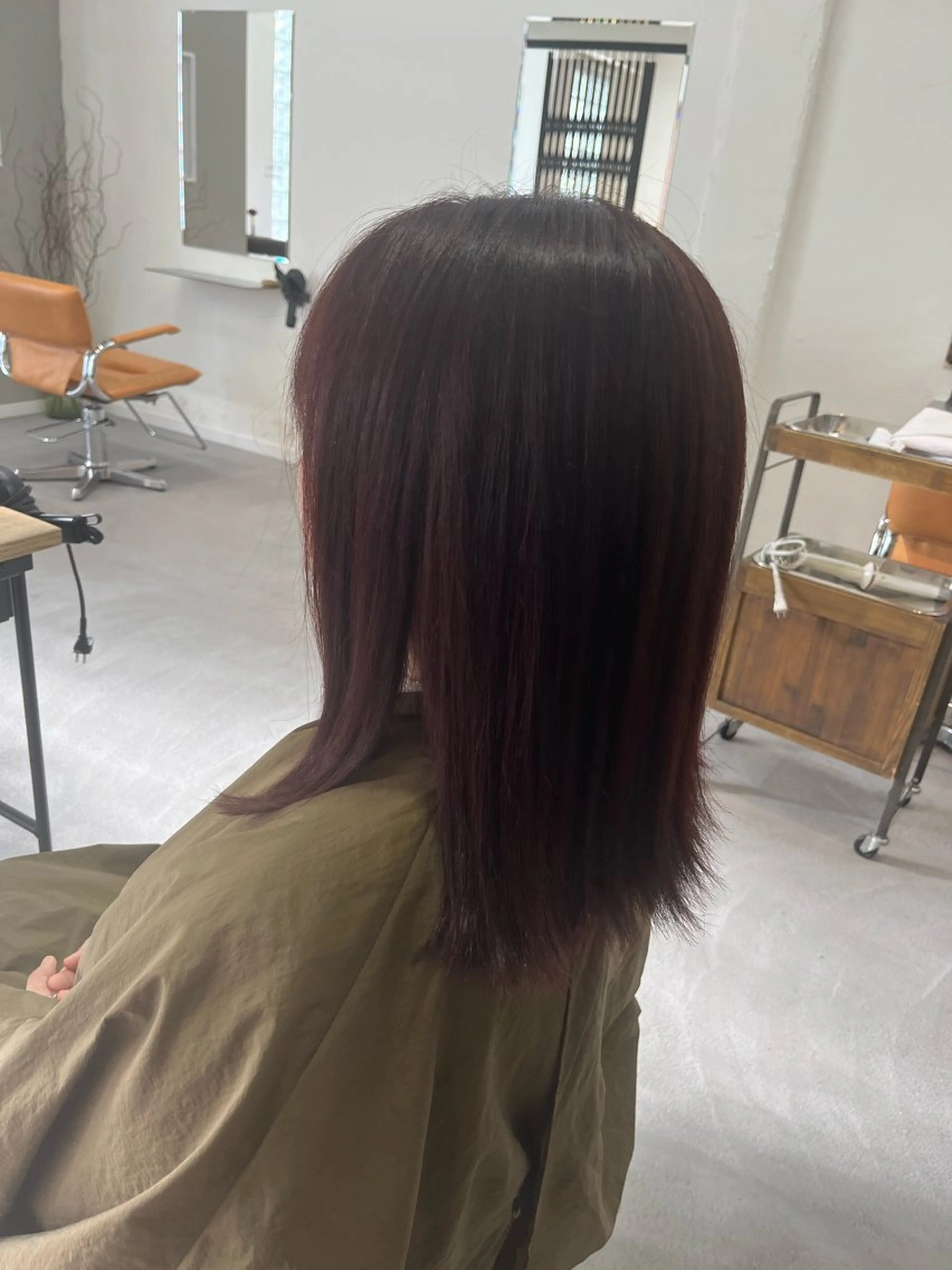 ミディアム カラー ブリーチ ブラウンカラー ブリーチなしカラー ピンクカラー Sugarlu 吉田 晴香のヘアスタイル