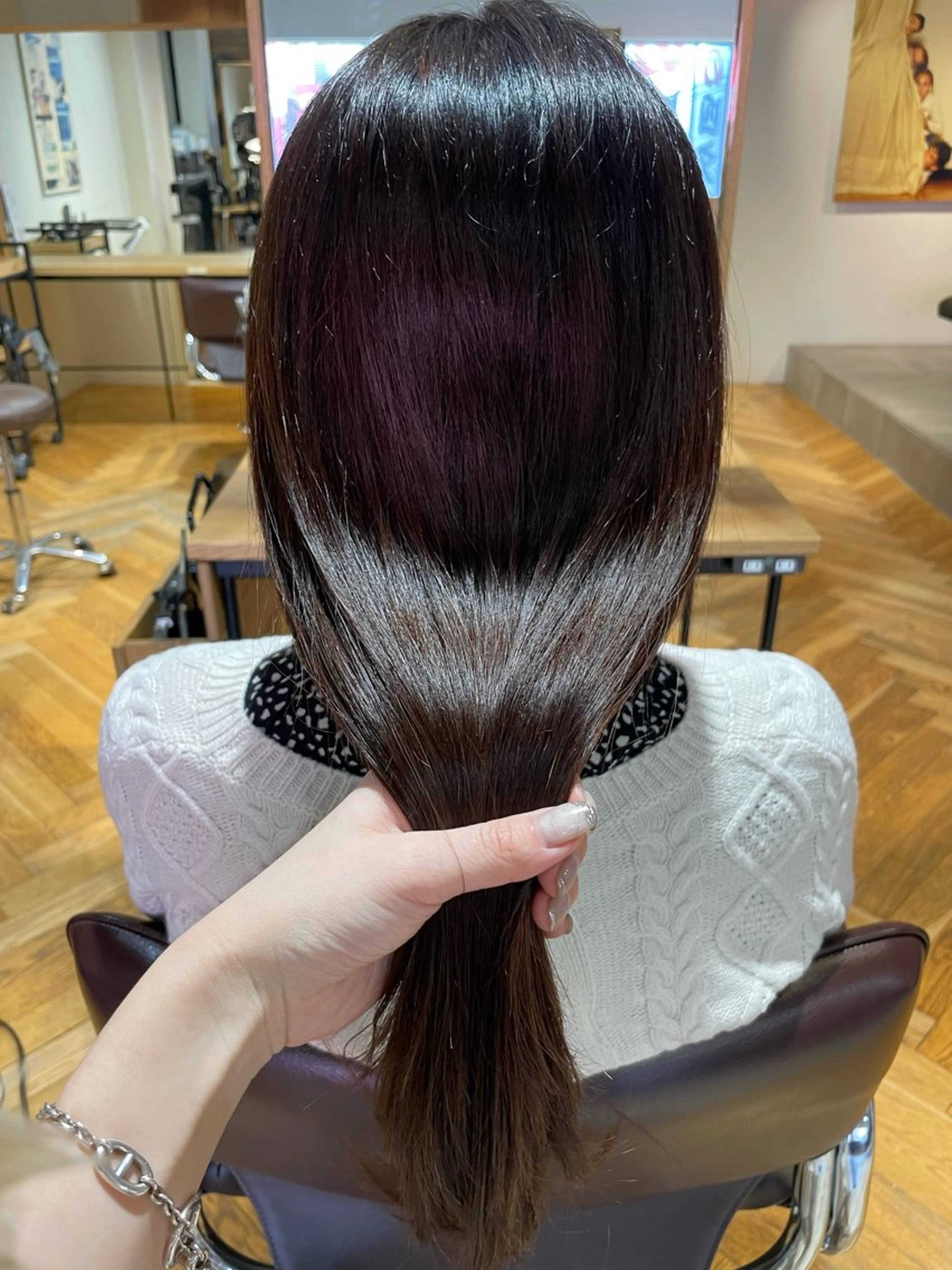 ロング カラー レイヤー／髪質改善／ 銀座／CHIEのヘアスタイル