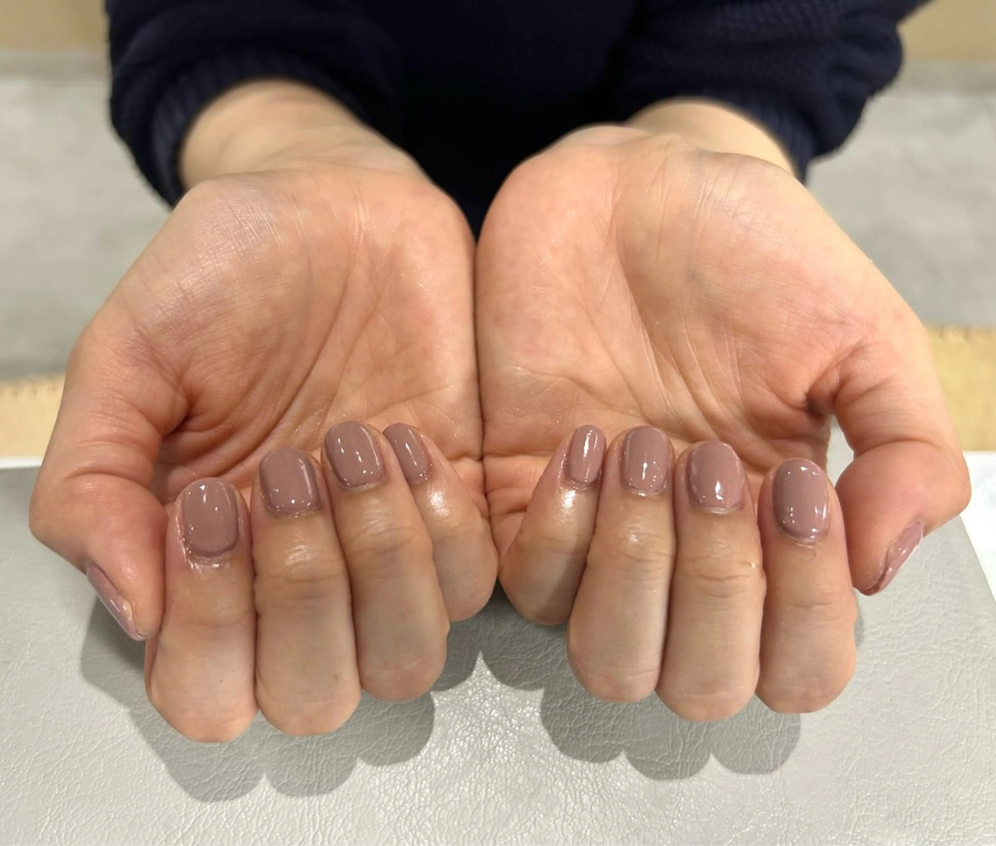 ネイル オフィスネイル ワンカラーネイル 北千住 田中ひよりのネイルデザイン