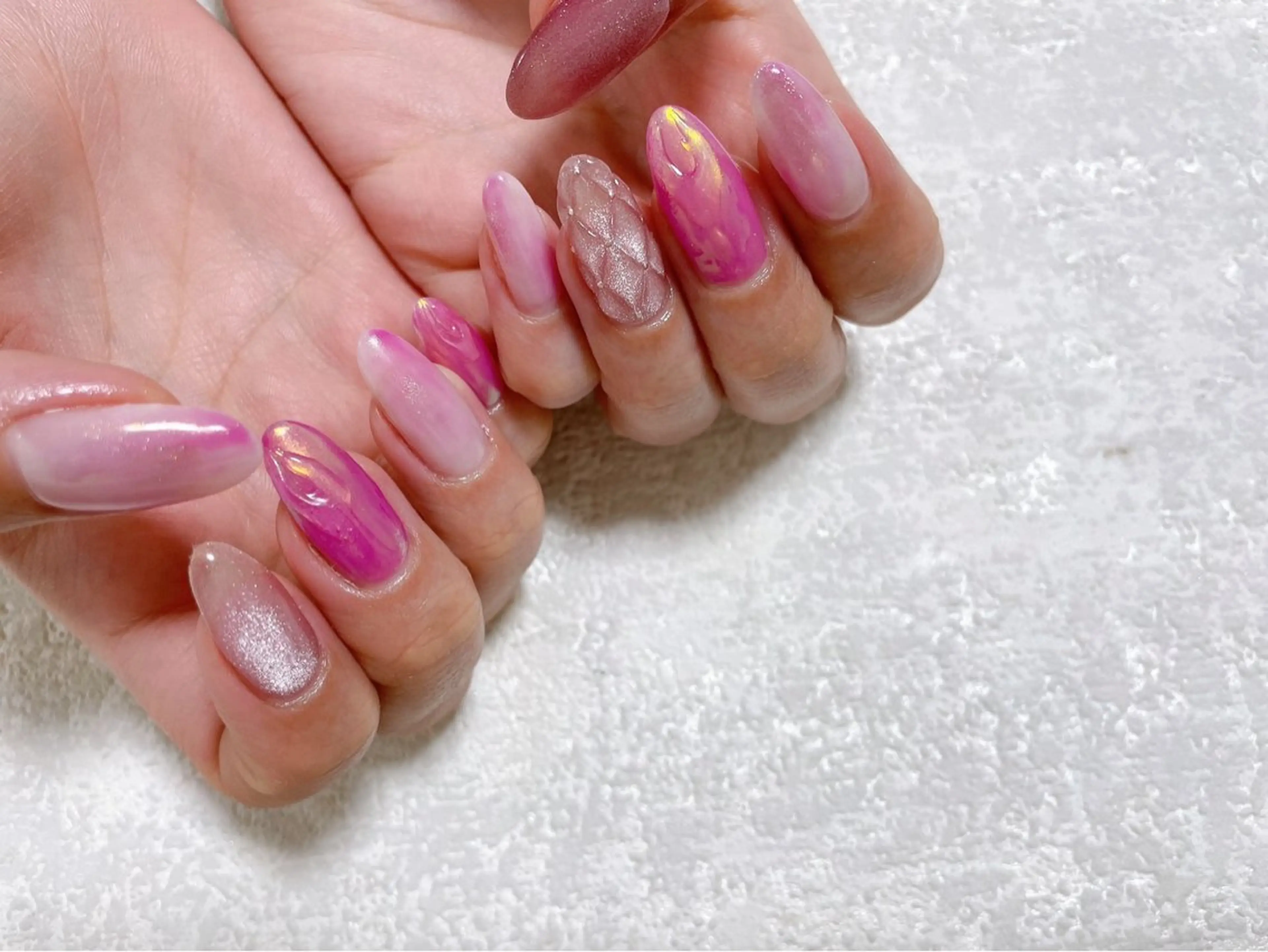 ネイル ジェルネイル メンズネイル パラジェル 春ネイル ワンホンネイル kiki nail たまプラーザのネイルデザイン