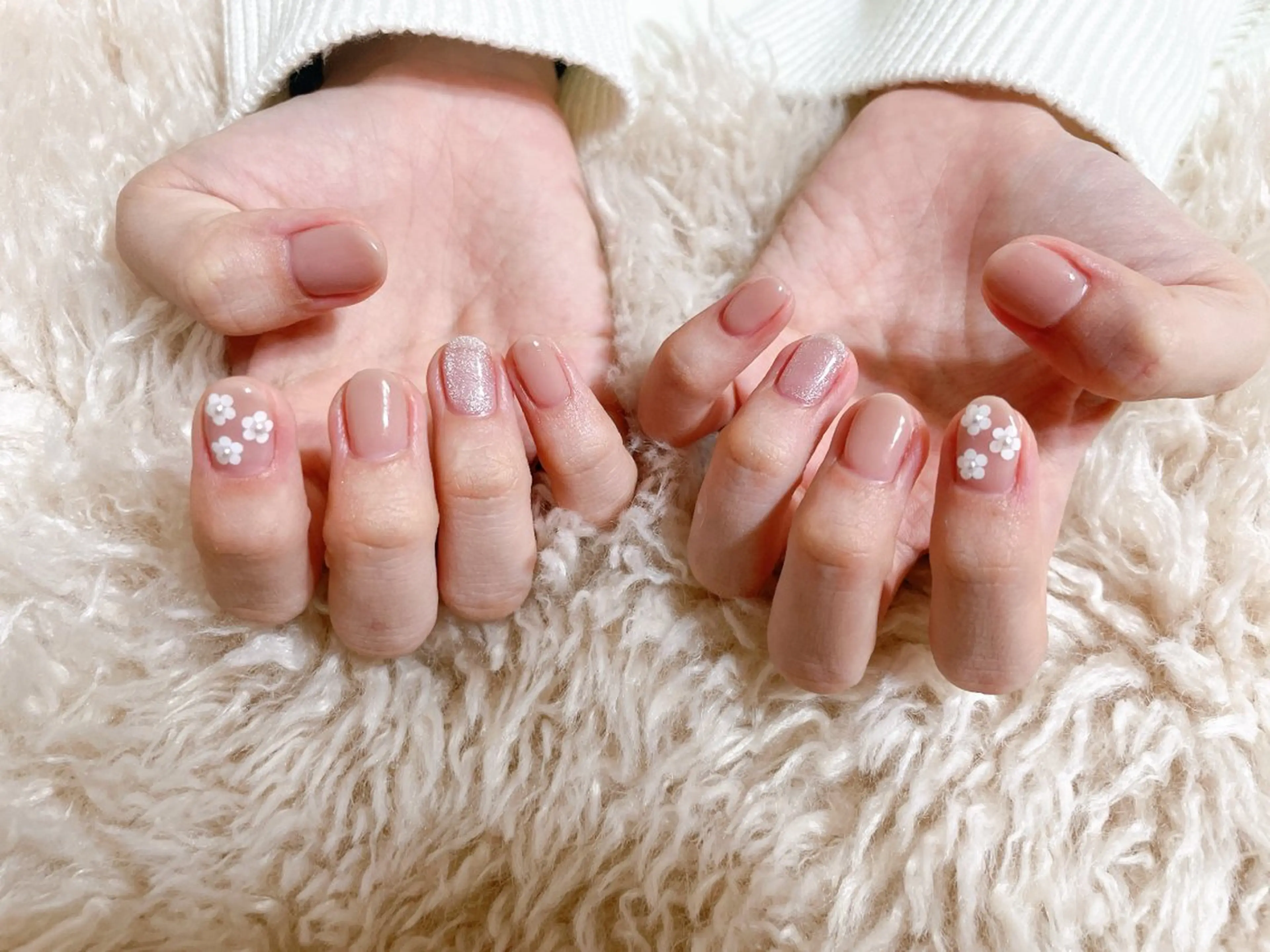 ネイル ジェルネイル 韓国ネイル パラジェル シンプルネイル kikinail 溝の口のネイルデザイン