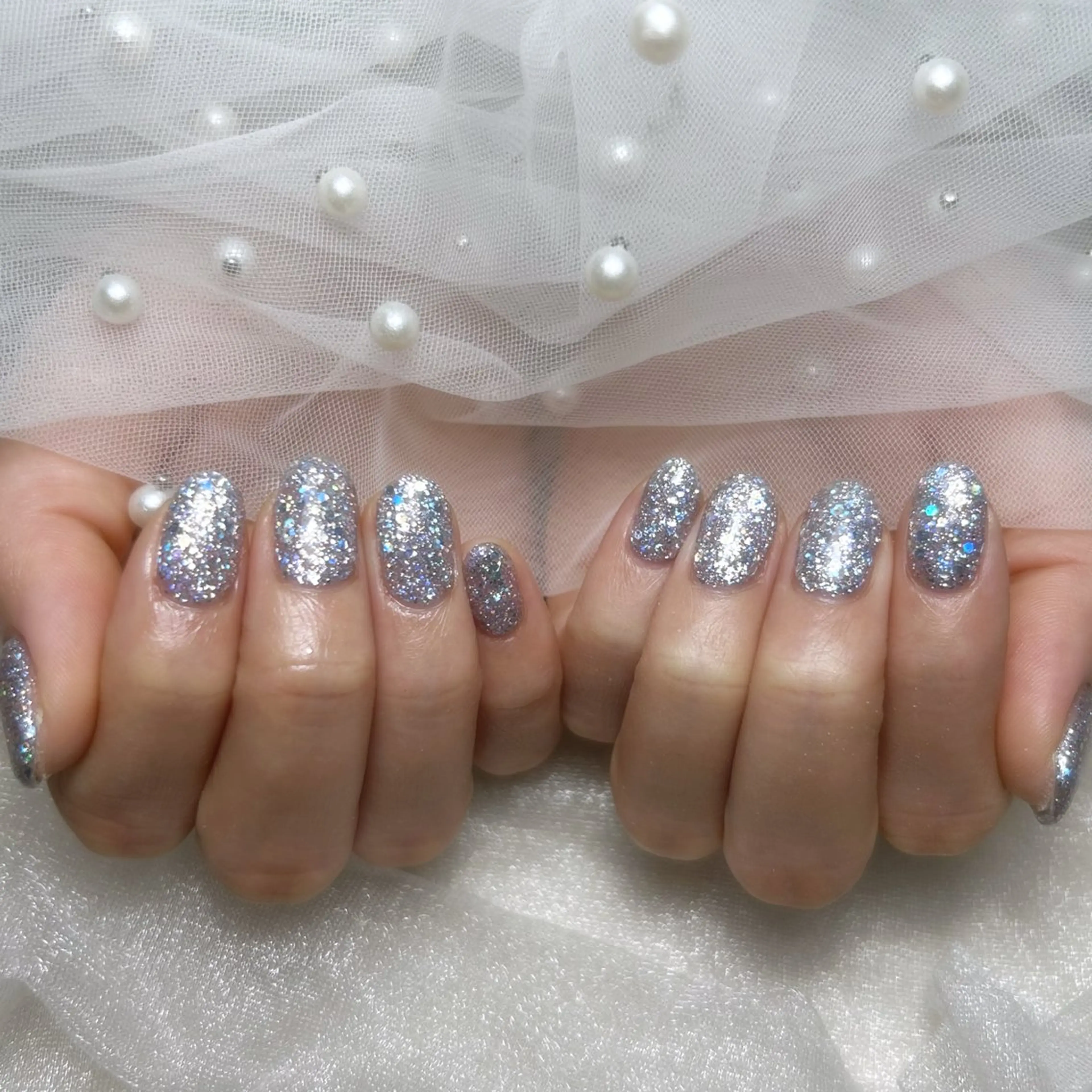 ネイル オーロラネイル ワンカラーネイル ハンドネイル La suzuran 上前津店 森本のネイルデザイン