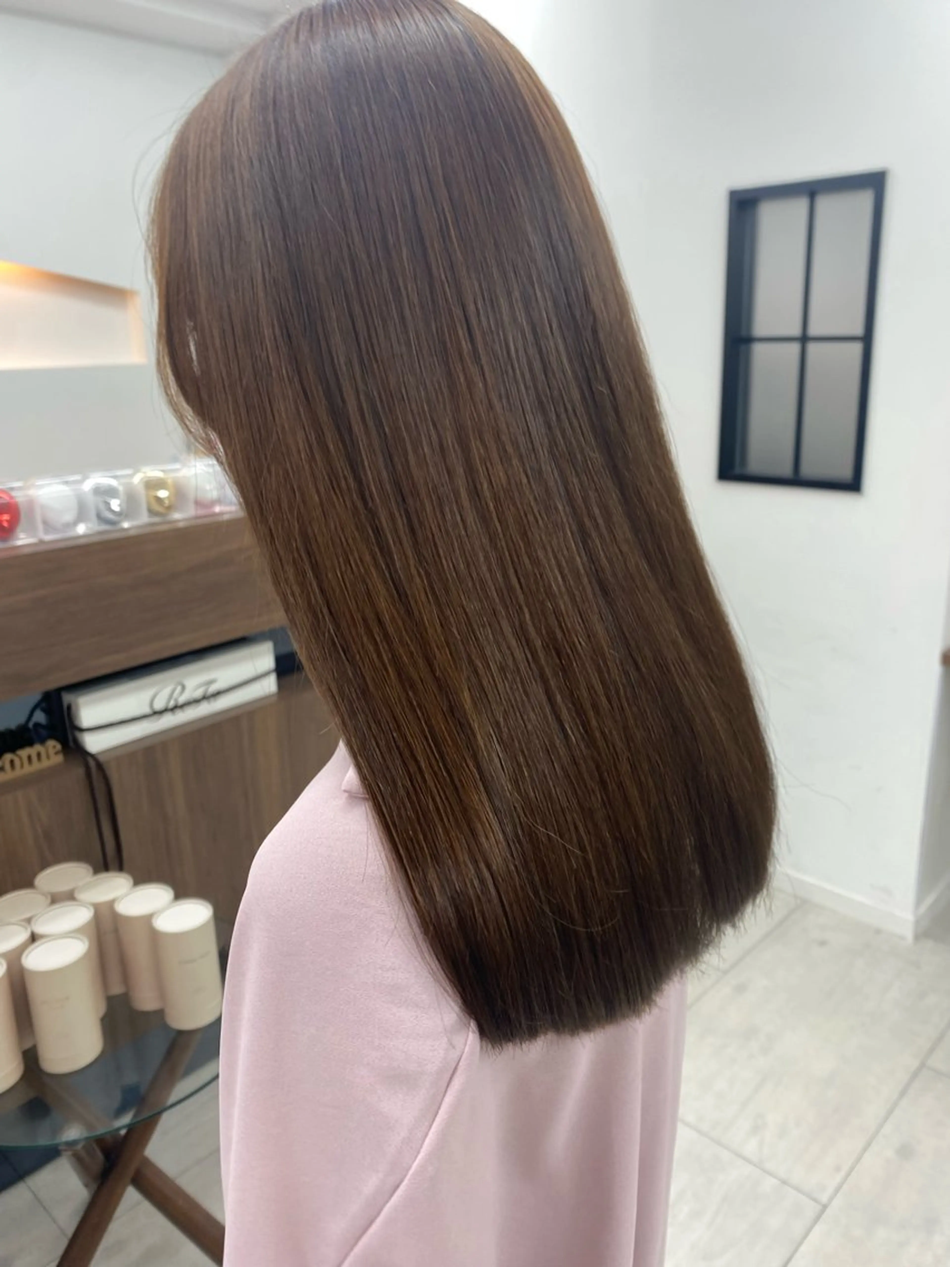 ロング 縮毛矯正 月野涼風 /レイヤーカットのその他イメージ