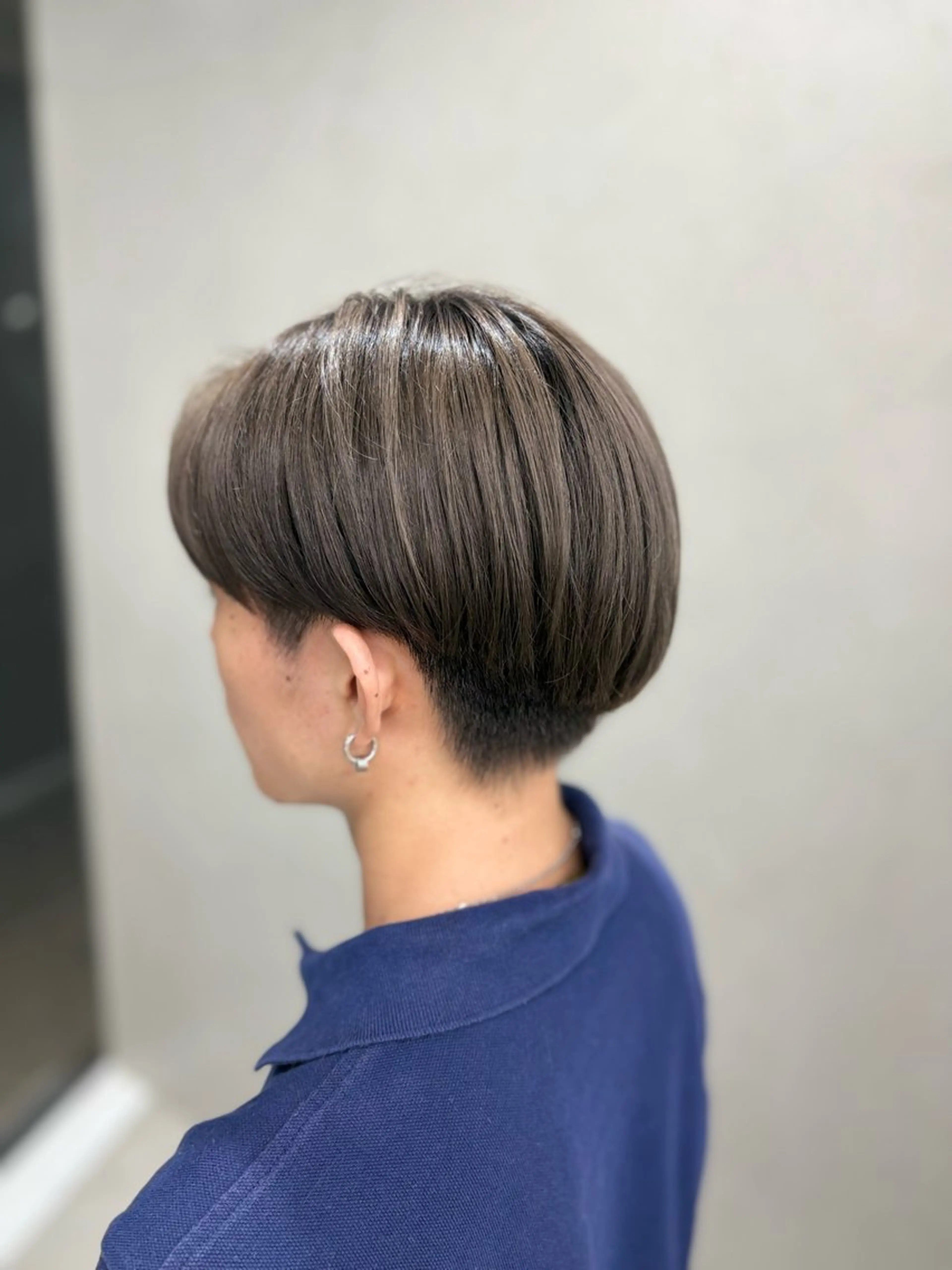 ショート カラー メンズ ブリーチなし透明感 カラー✨横山 佳希のヘアスタイル