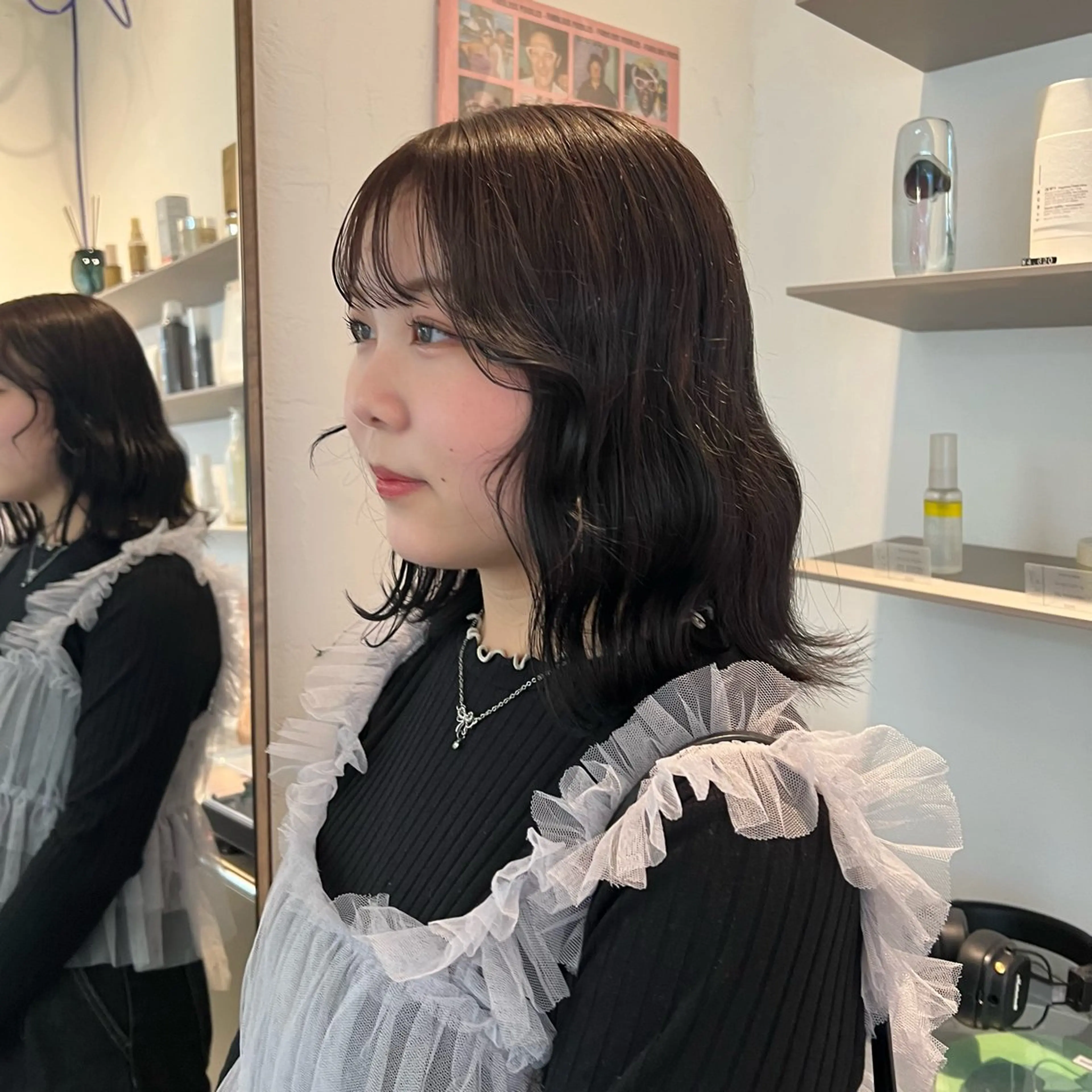 ミディアム MARIKA 透明感 / 透け感ヘア🪄のヘアスタイル