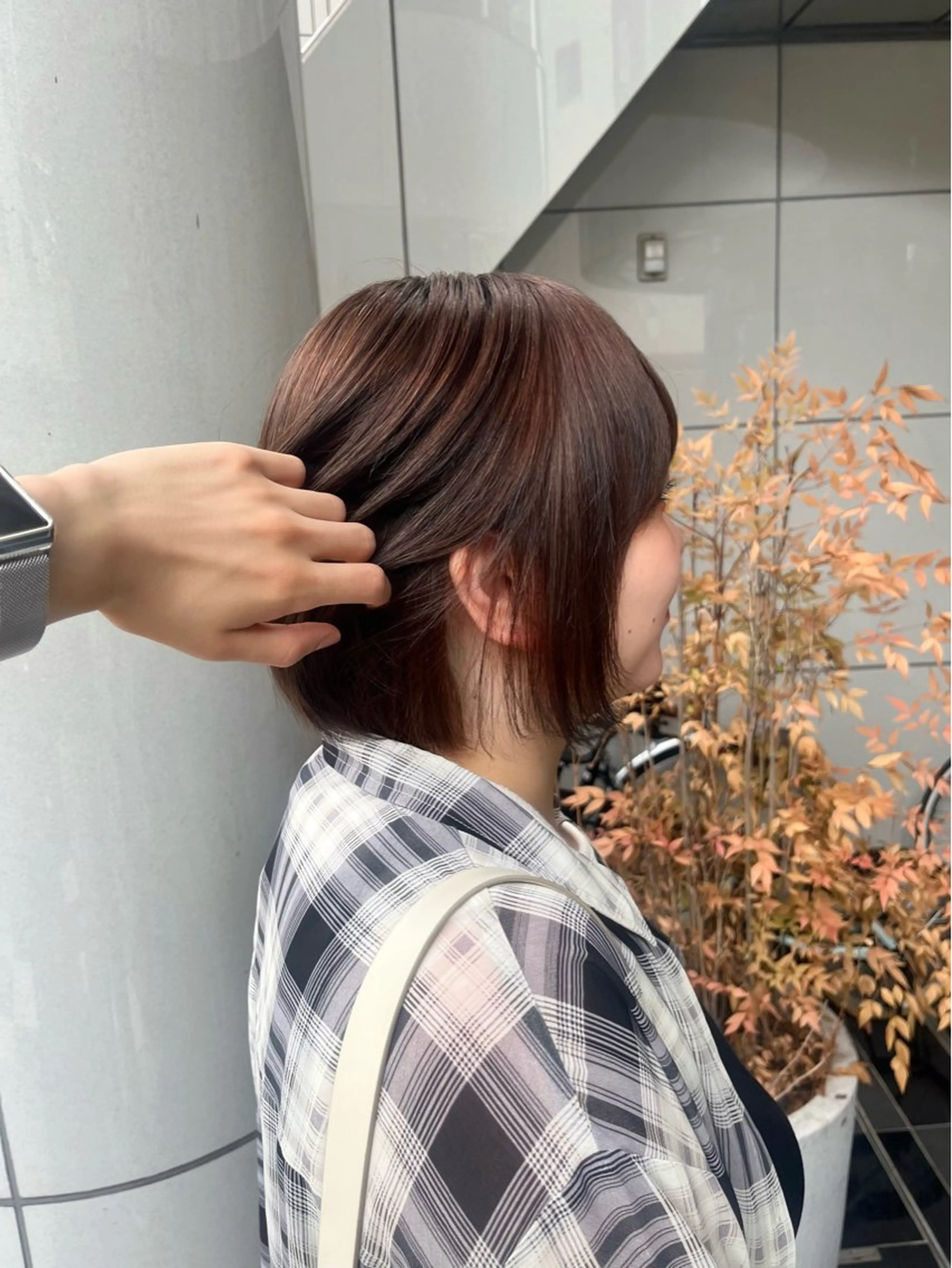 ショート ボブ トリートメント 韓国レイヤー ☁️🫧森ハリス誠一のヘアスタイル