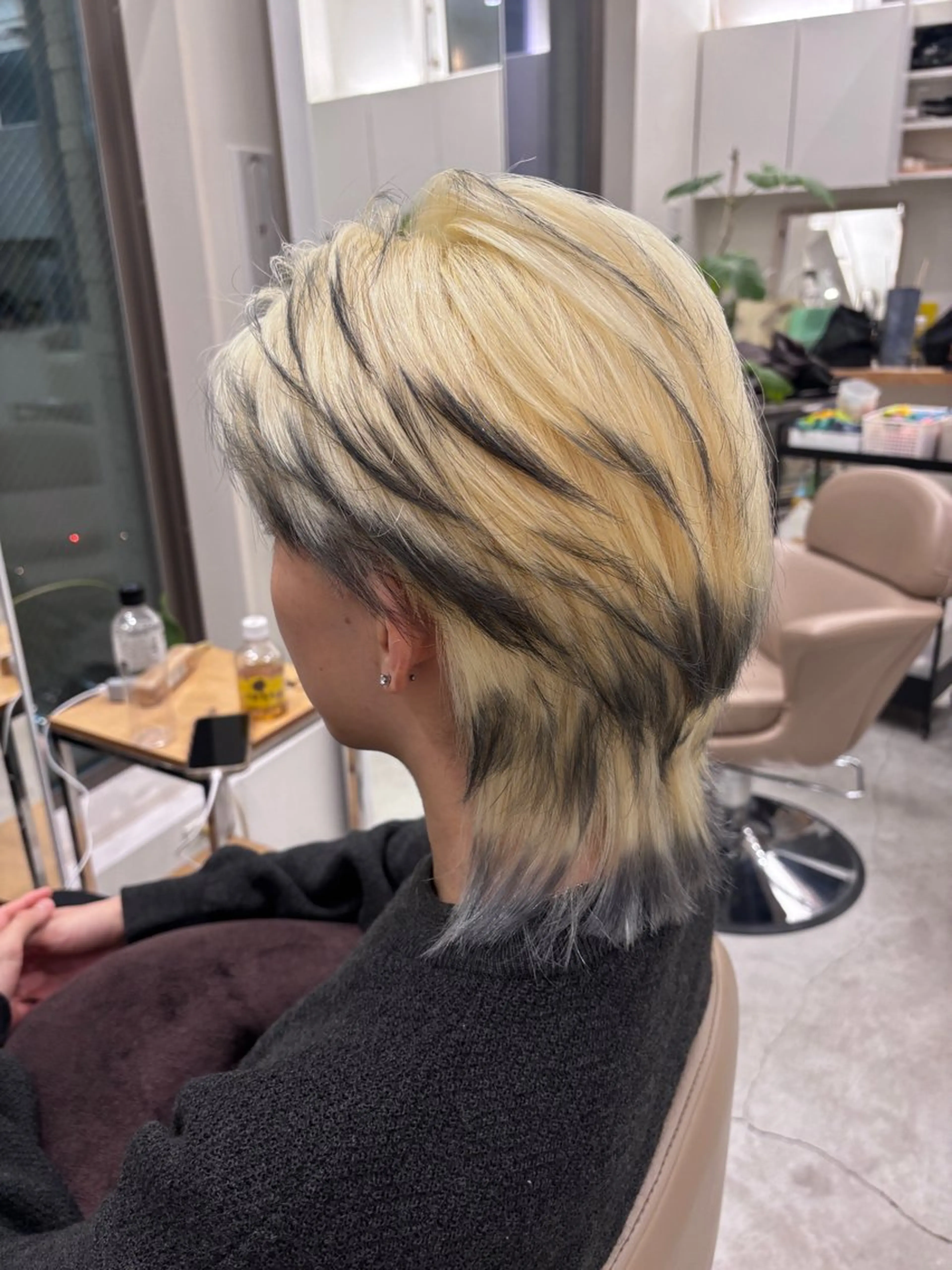 bleach retouchのみで作るブロンドヘア🌟　　　　⚠️ブロンドの状態でご来店していただける方の写真