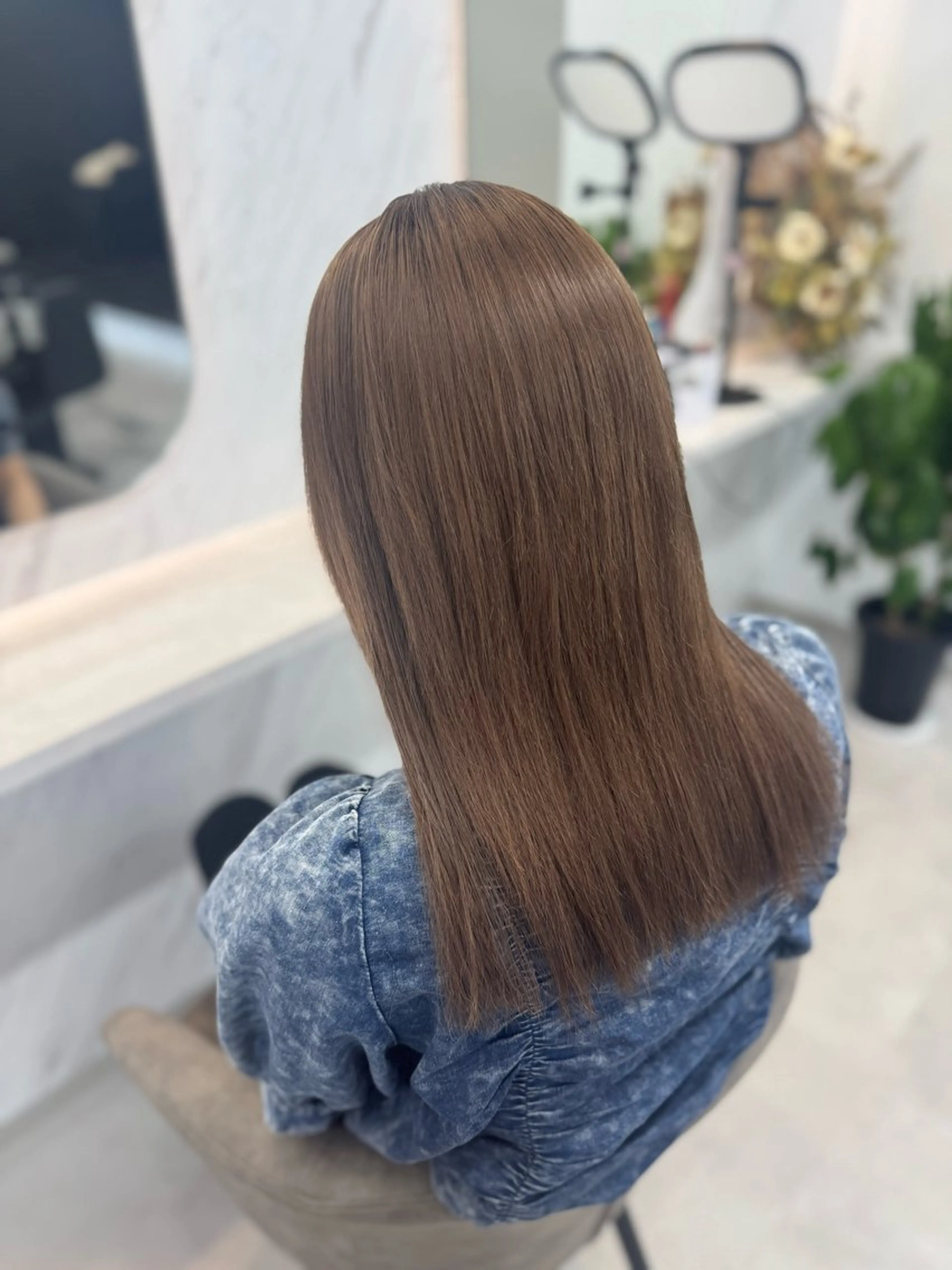 カラー ブリーチ ブラウンカラー 透明感カラー ヘアカラー RAMU 🎀のヘアスタイル