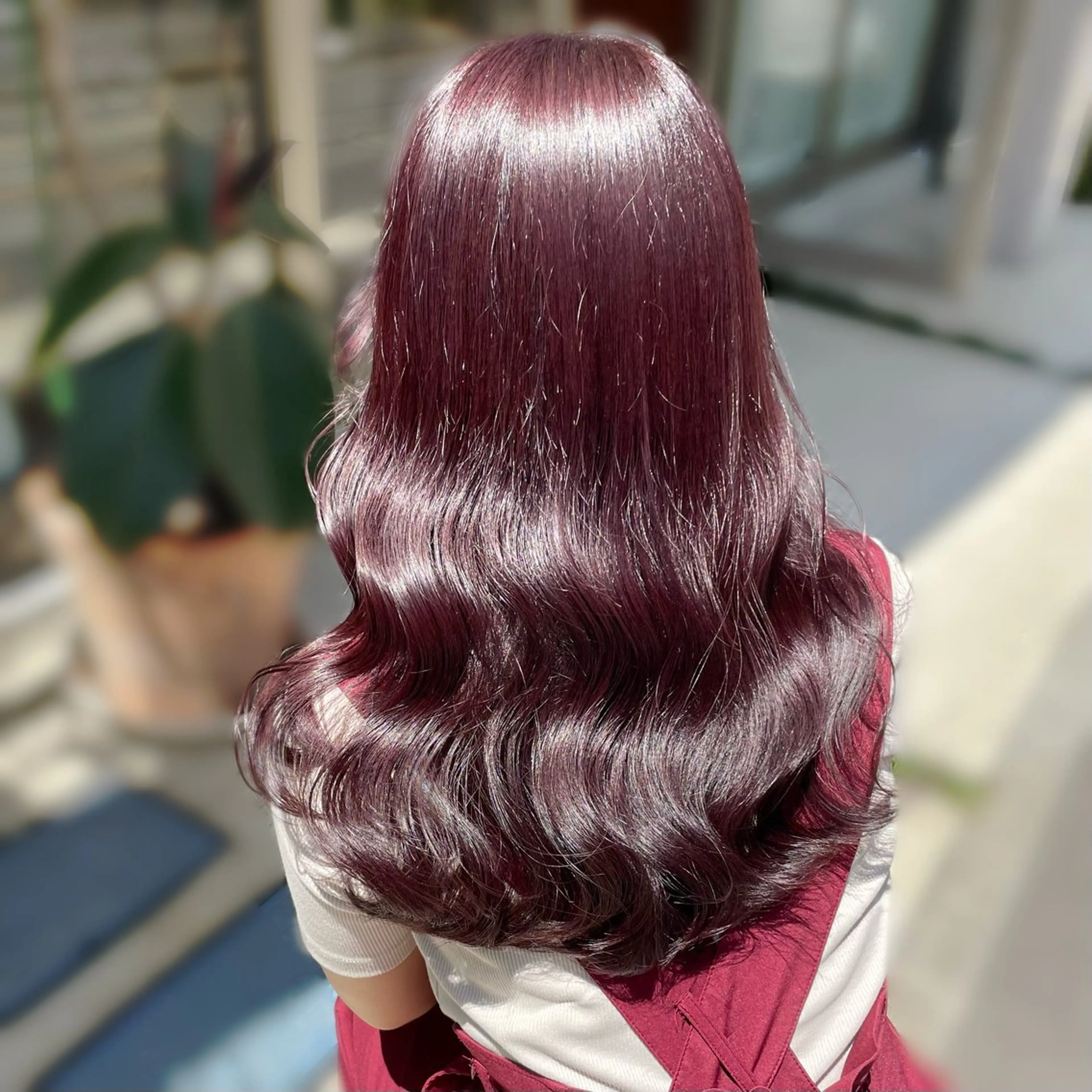 ロング カラー カット ヘアカラー トリートメント ブリーチなしカラー kana🐱のヘアスタイル