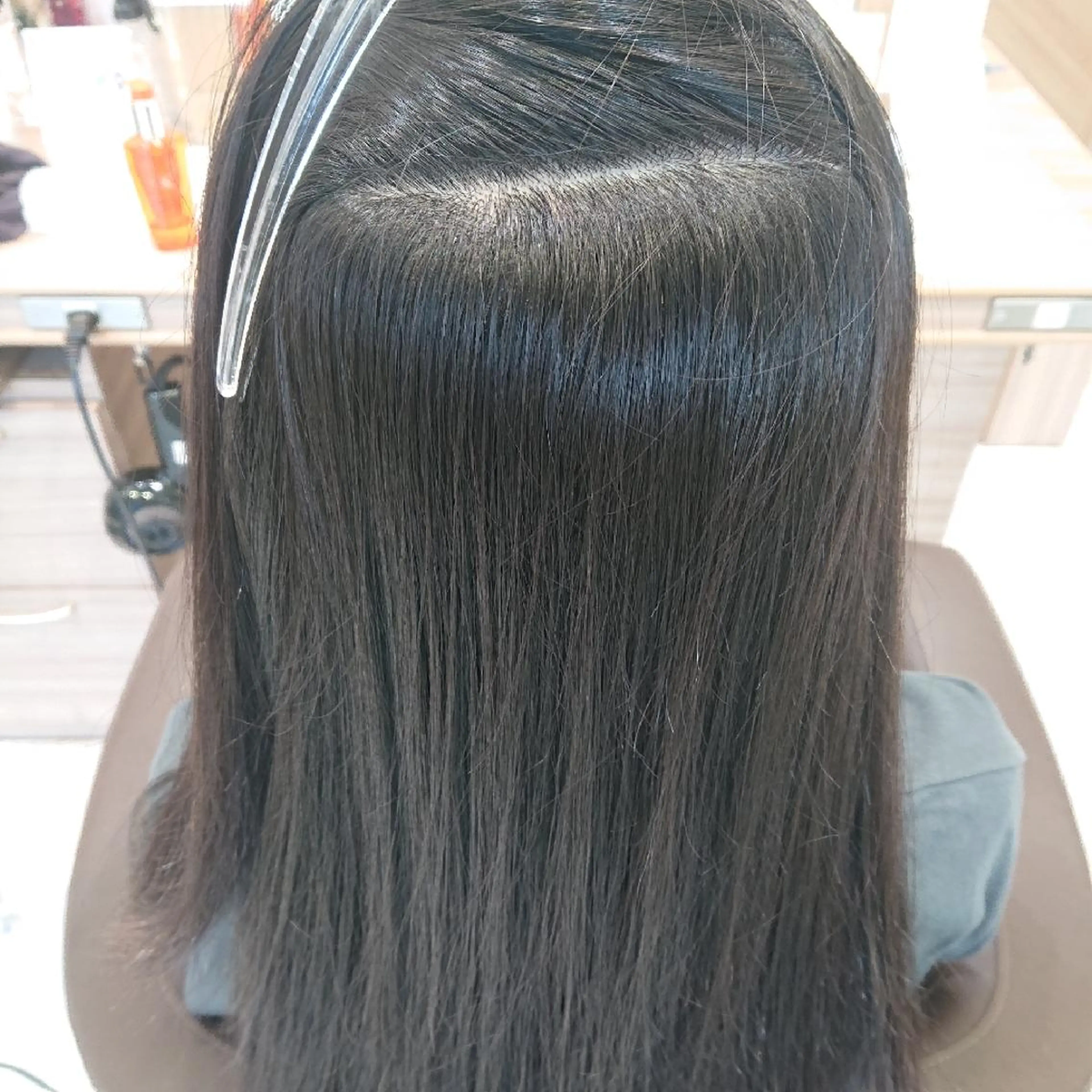 セミロング 縮毛矯正 トリートメント 宮本 秀人のヘアスタイル