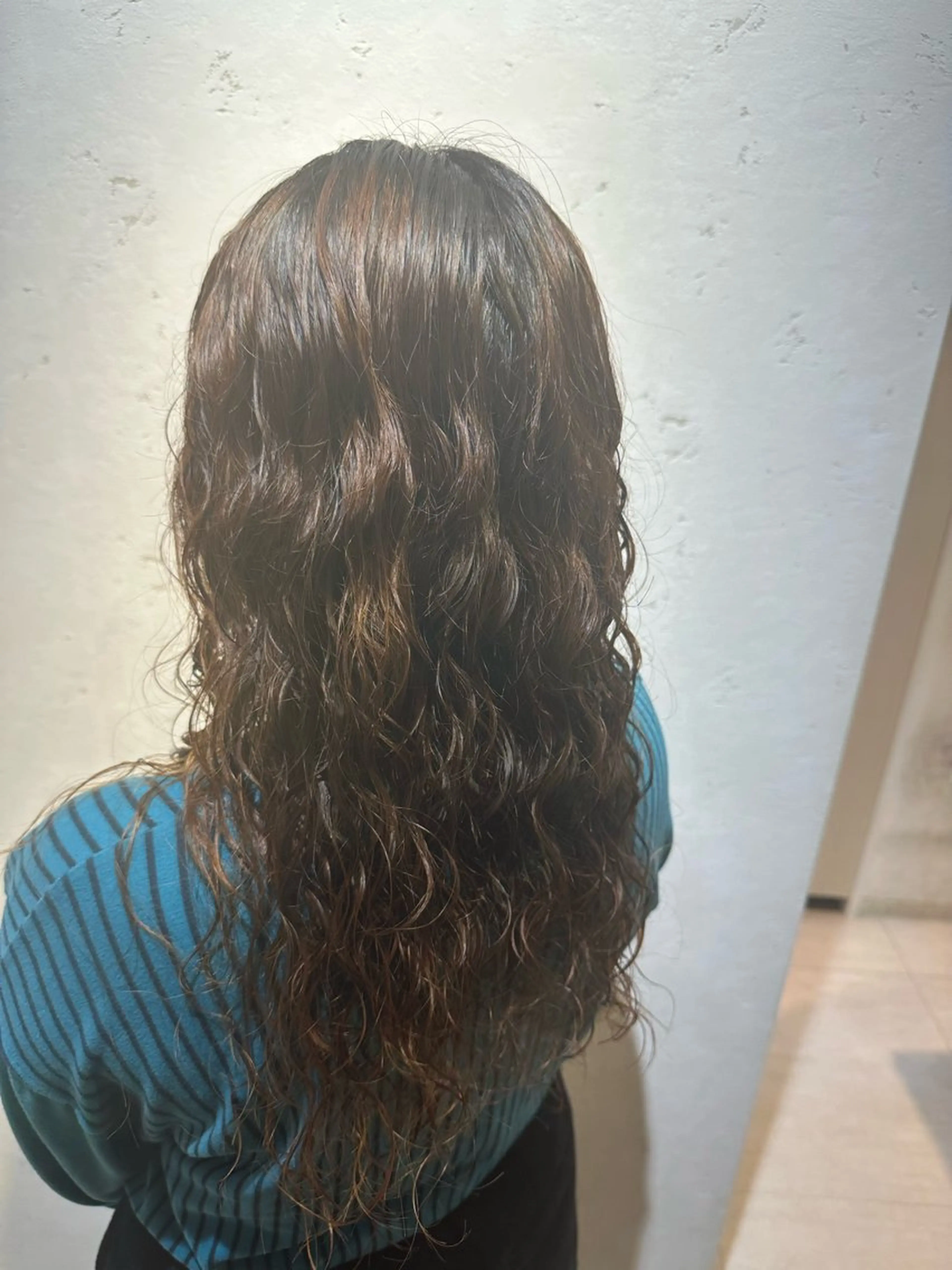 セミロング セミロングパーマ カット パーマ 響/レイヤーカット /特殊パーマのヘアスタイル