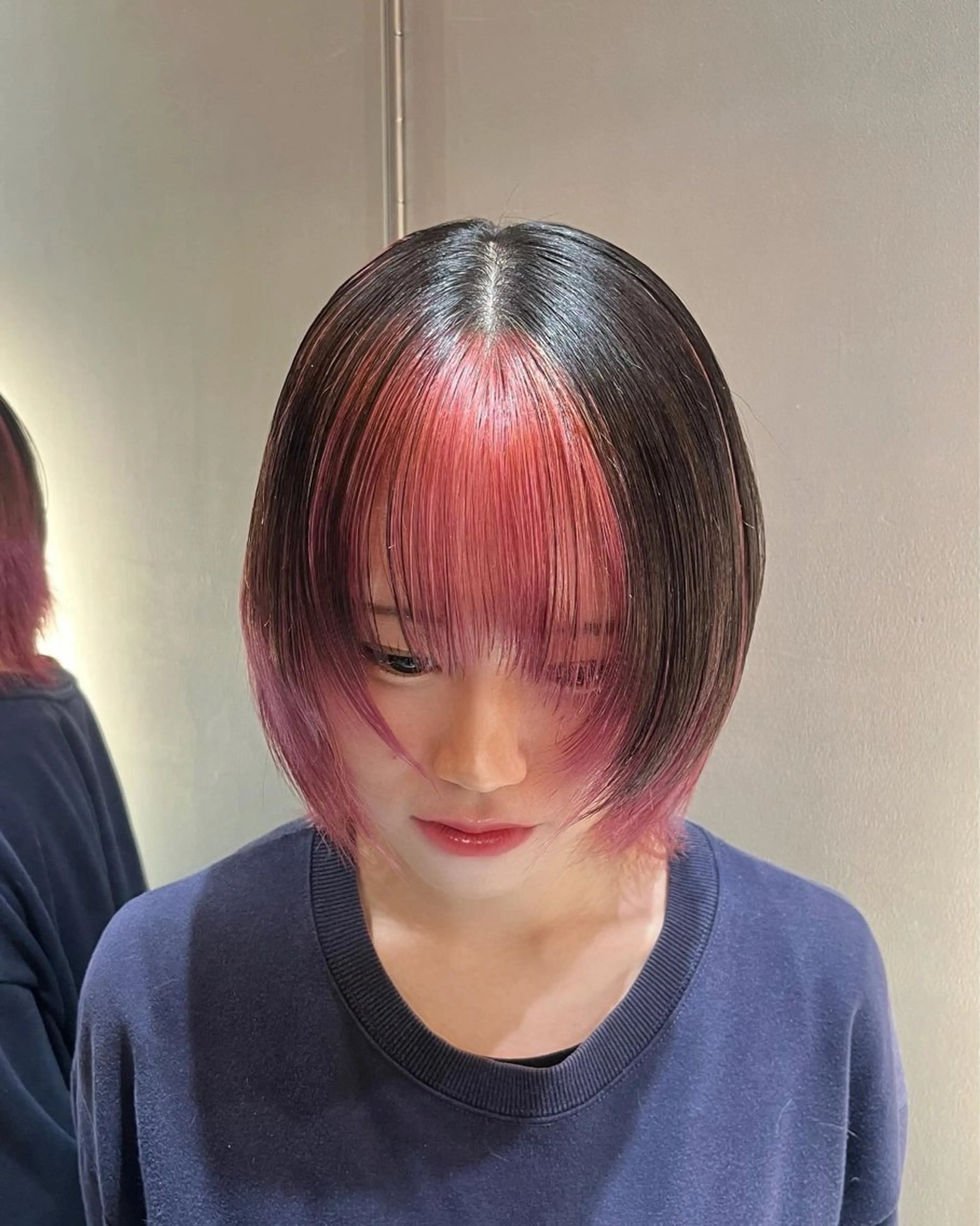 ショート カラー ヘアアレンジ 原宿・デザインカラー YUI🤍ྀིのヘアスタイル