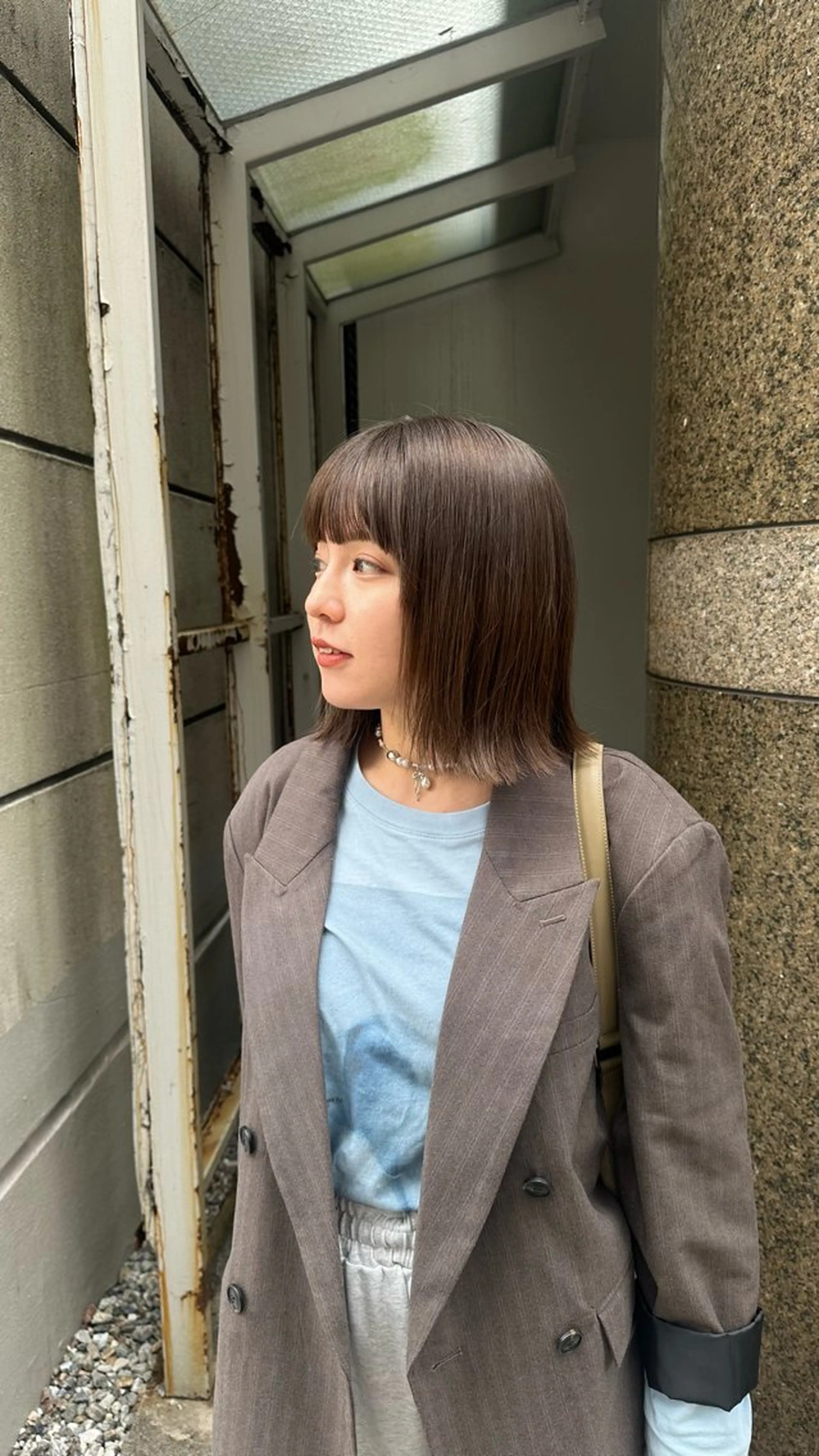 ミディアム カット 縮毛矯正 RUNA⭐️レイヤー /ボブ/似合わせ⭐️のヘアスタイル