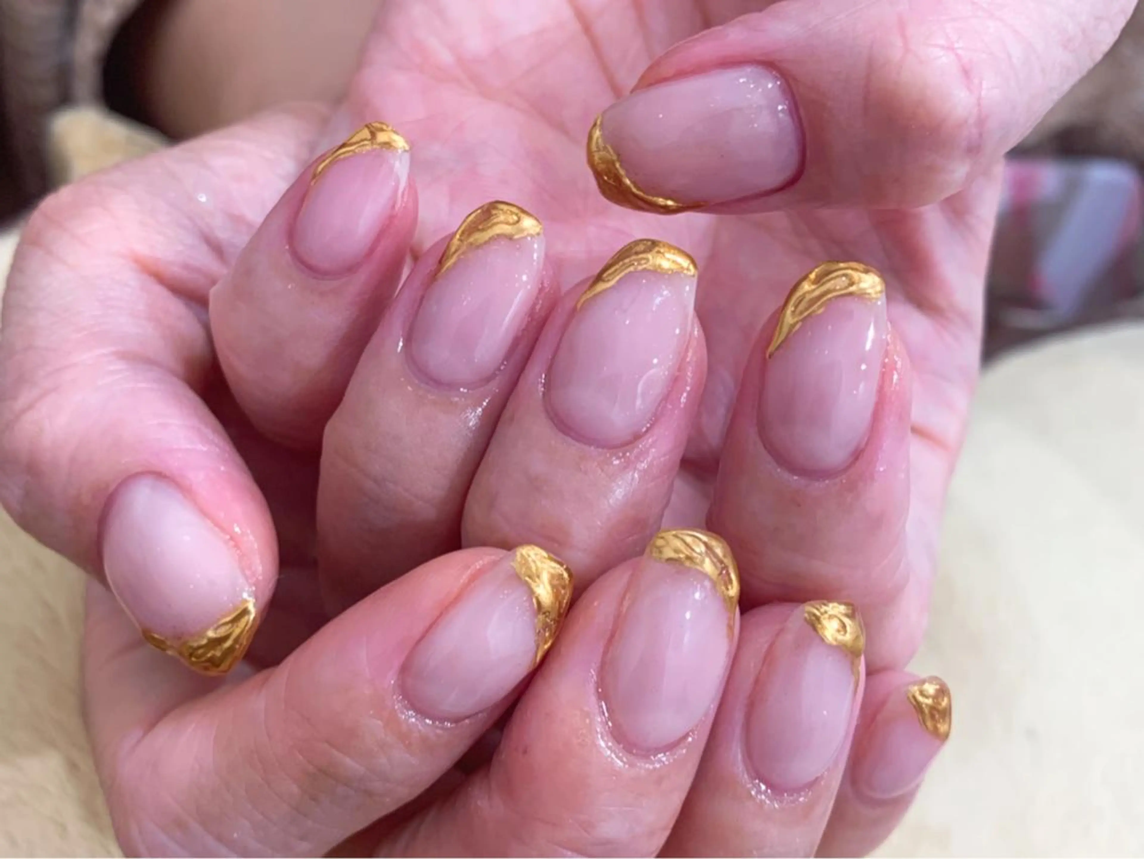 ネイル ミラーネイル ハンドネイル 中川 愛理のネイルデザイン