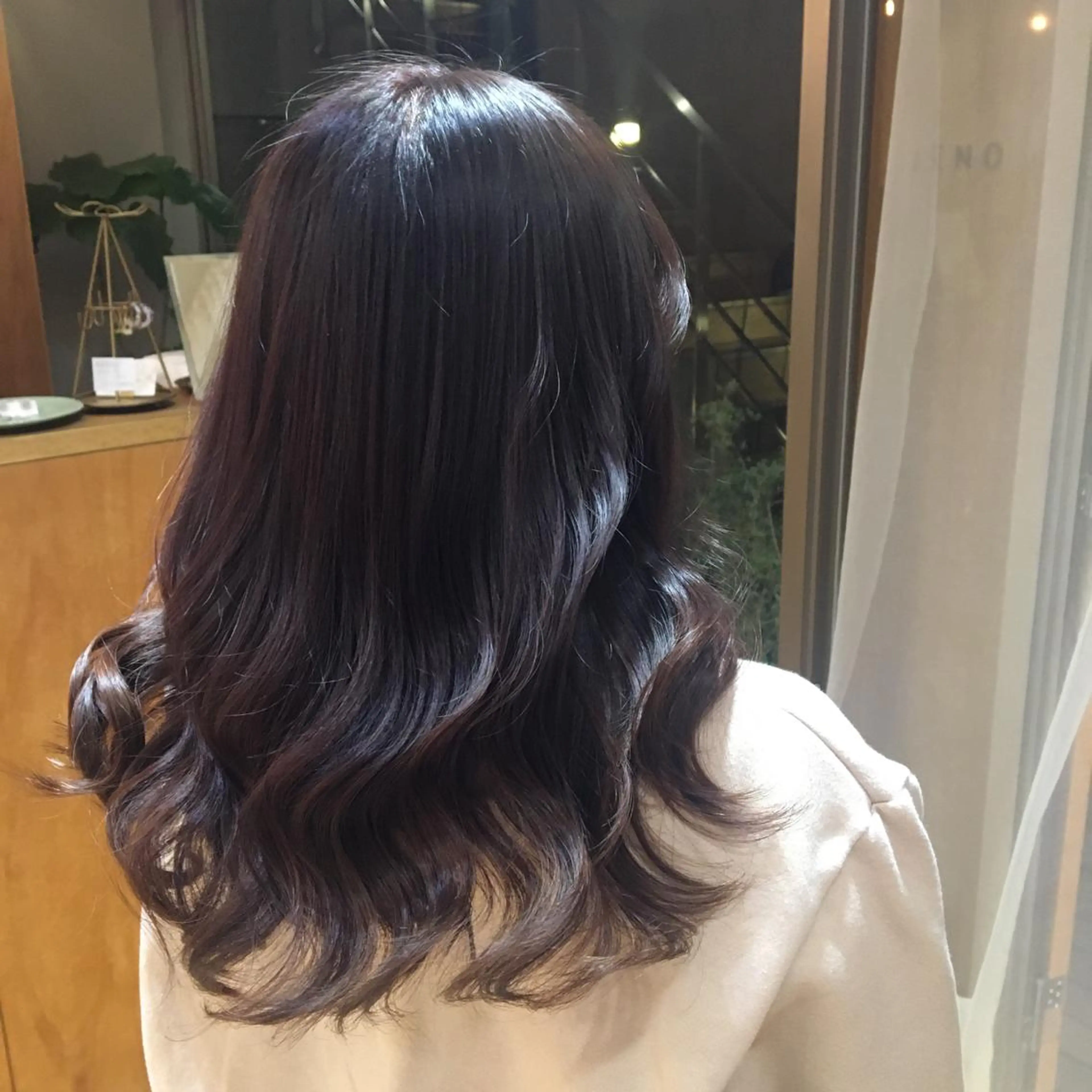 ロング 韓国風ヘア 韓国風パーマ/ヘア セット/店長みづきのヘアスタイル