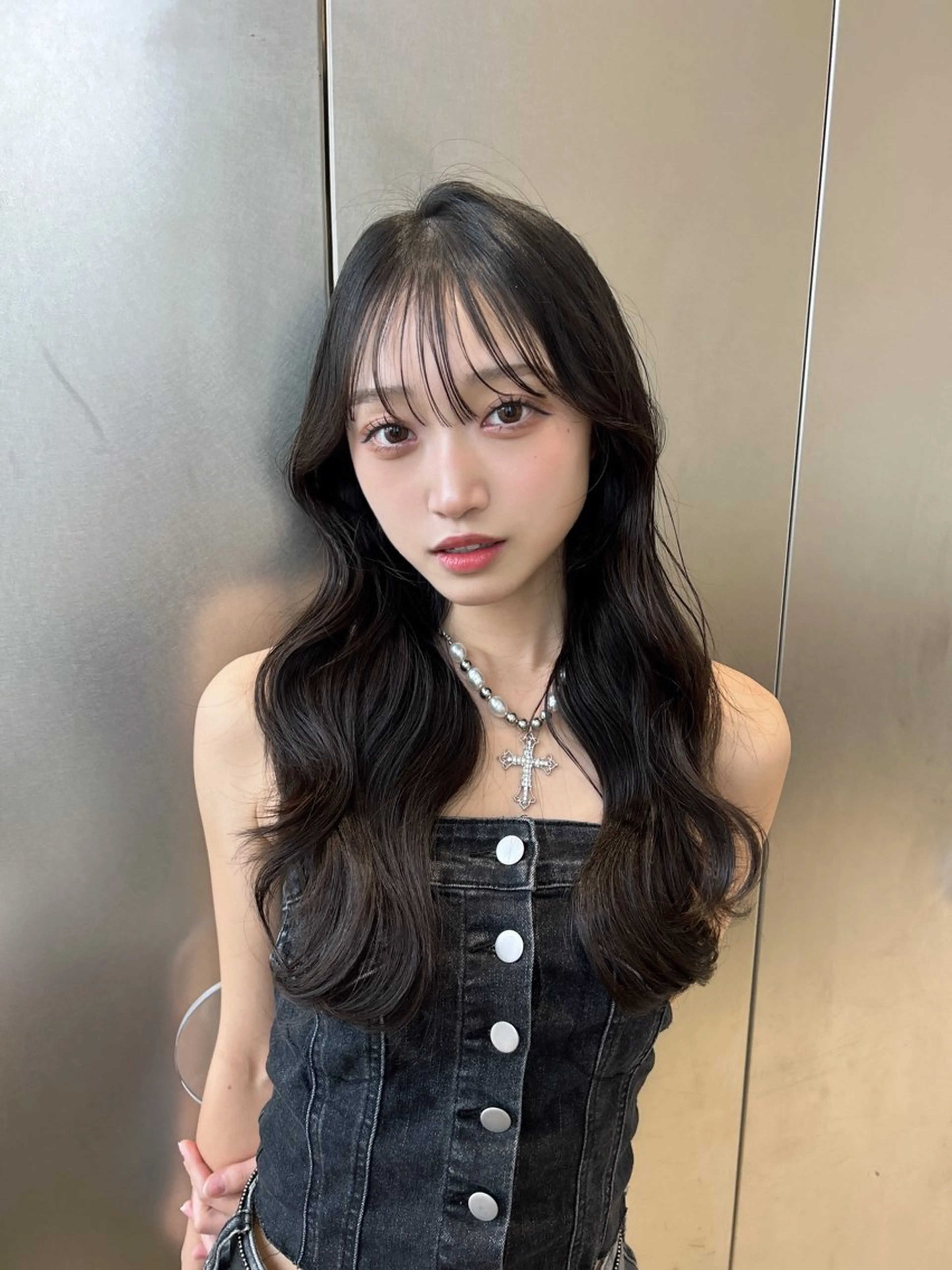 ロング カラー カット ヘアカラー トリートメント 🩷韓国ヘア/ヨシン モリ🩷Maikaのヘアスタイル