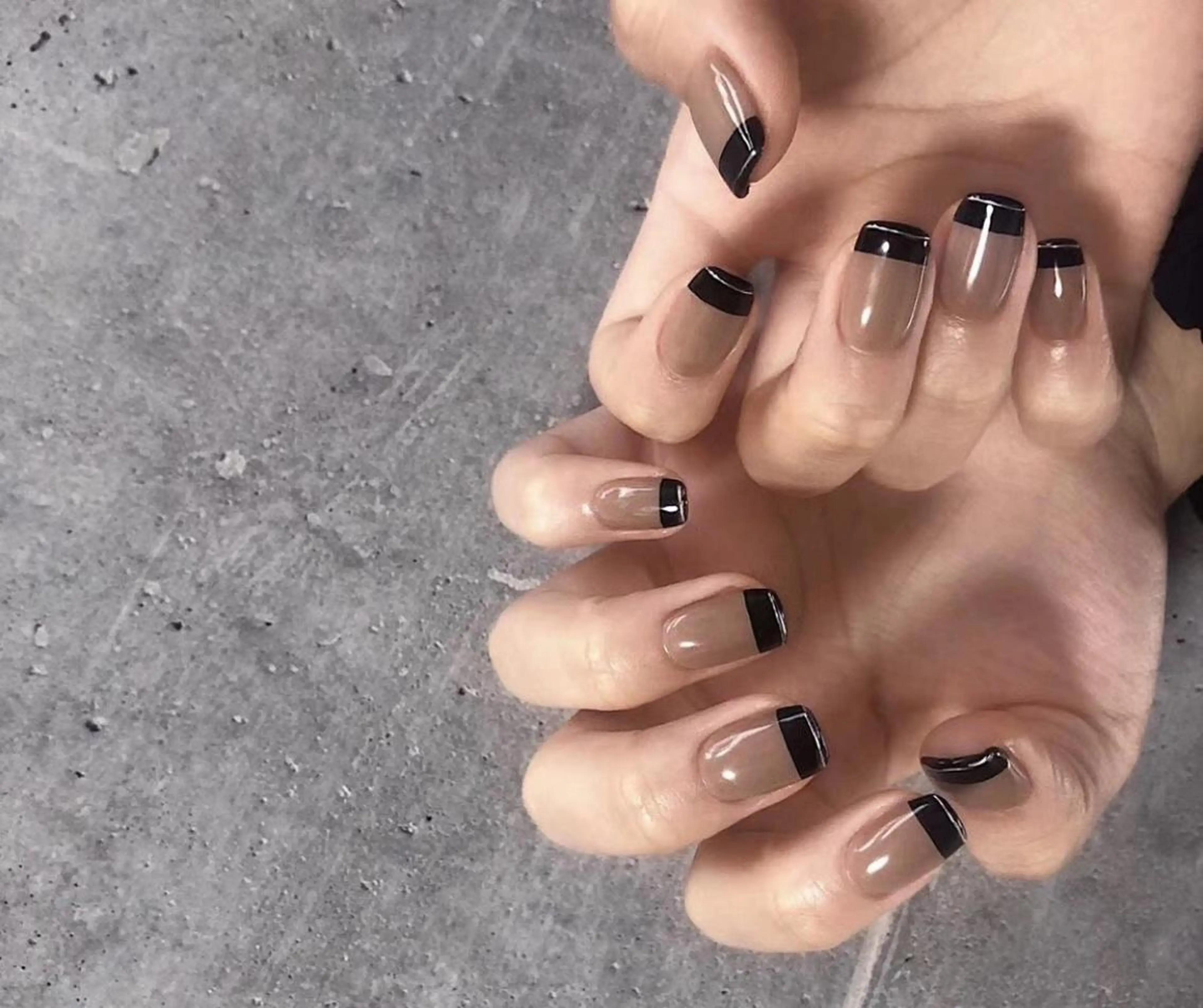 カラー ベター ネイルのネイルデザイン