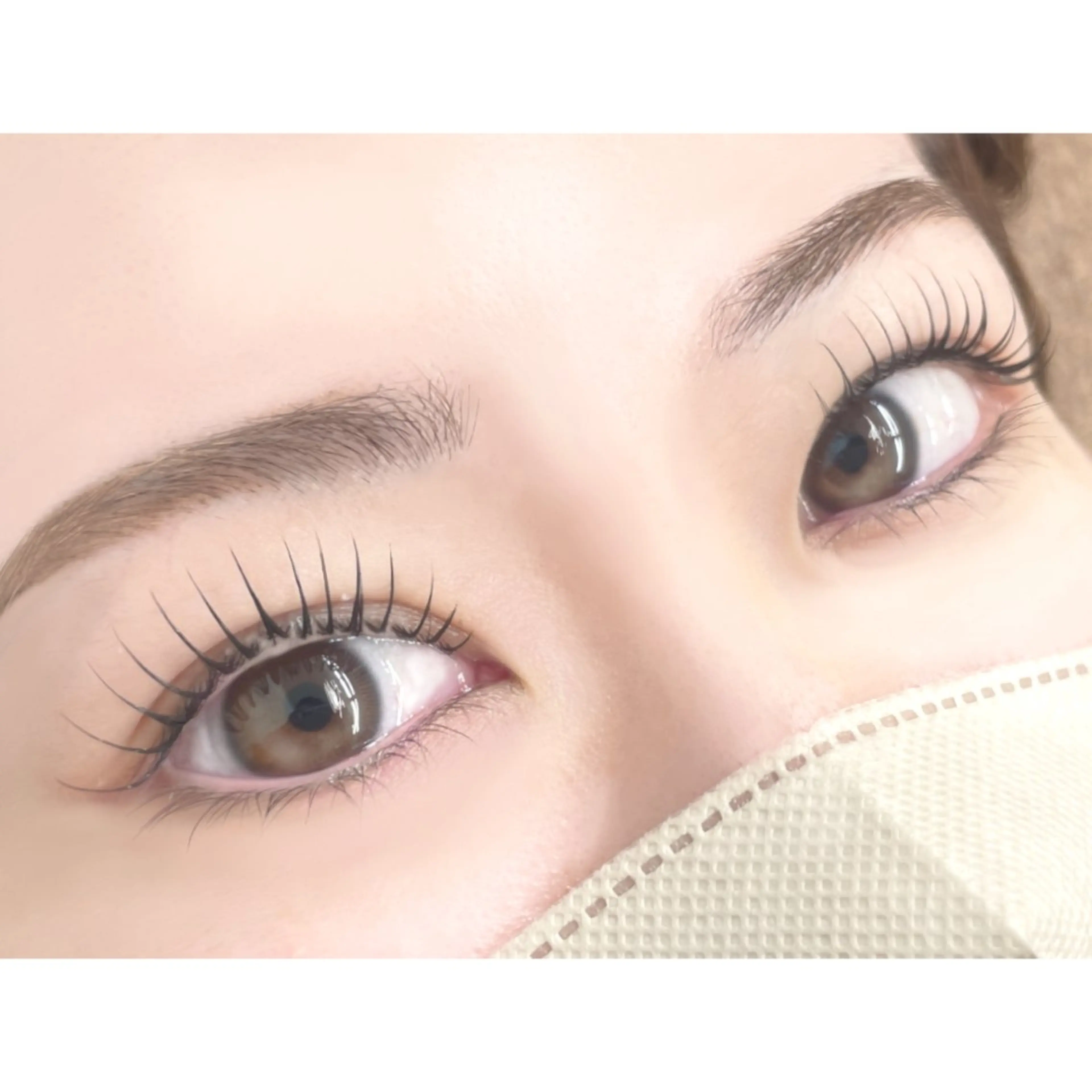 マツエク・マツパ 束感まつ毛 フラットラッシュ 韓国風マツエク パリジェンヌラッシュリフト まつげパーマ mai /マツパ.眉のマツエク・マツパデザイン