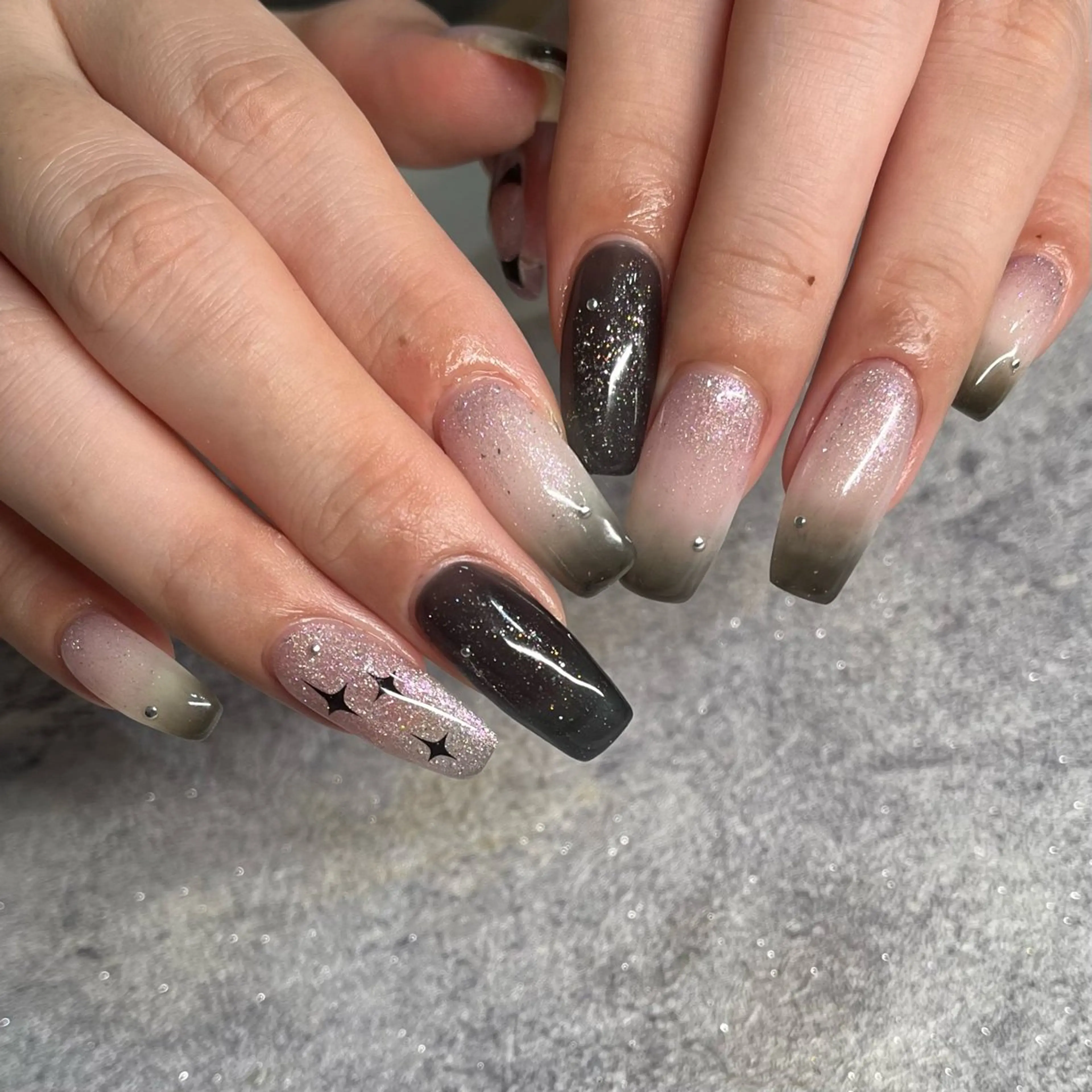 ネイル ハンドネイル joie ange rinna上本町のネイルデザイン