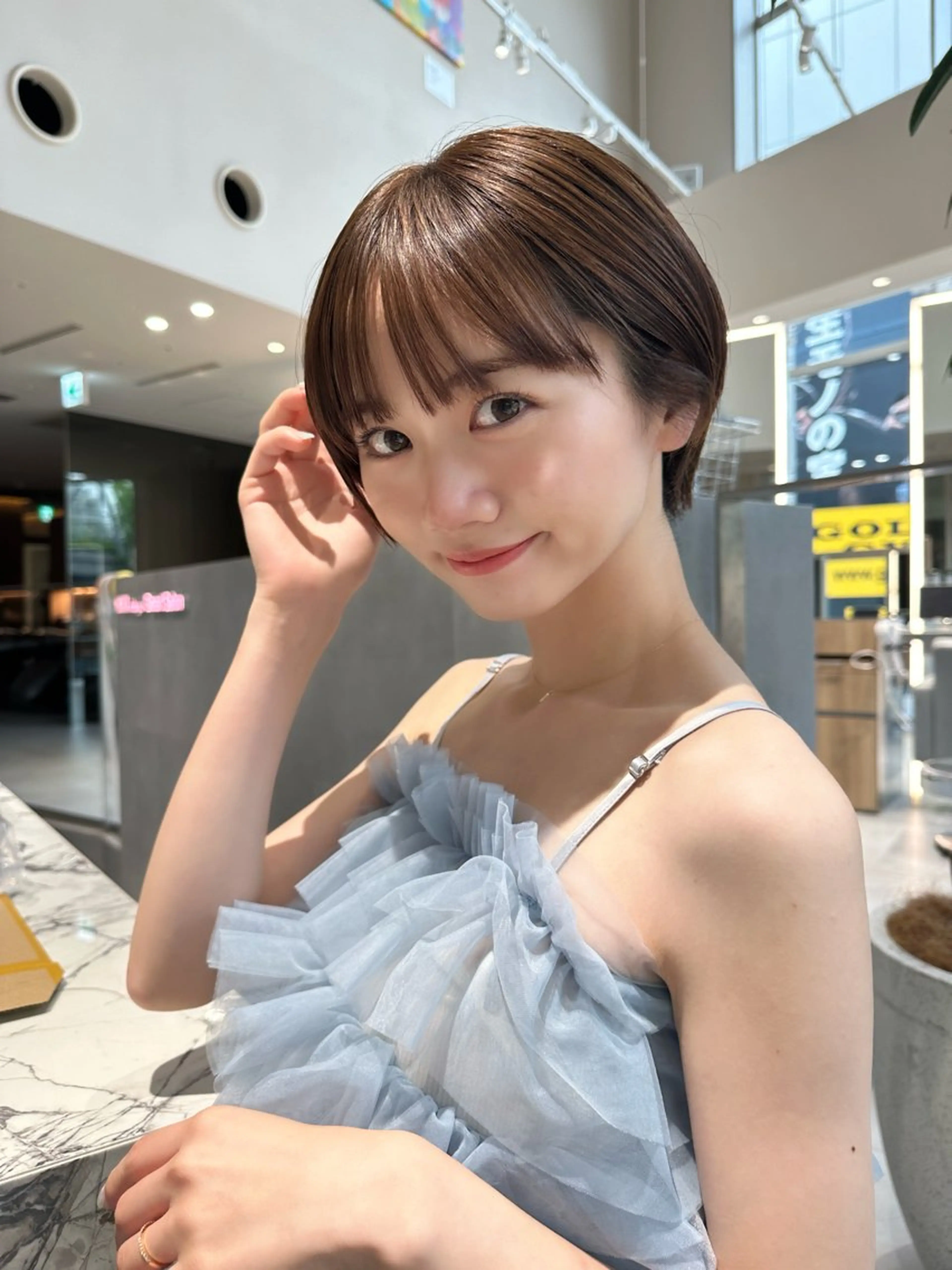 ショート ショートヘア カット 🎀縮毛矯正/ボブ /渋谷/MIKI🎀のヘアスタイル