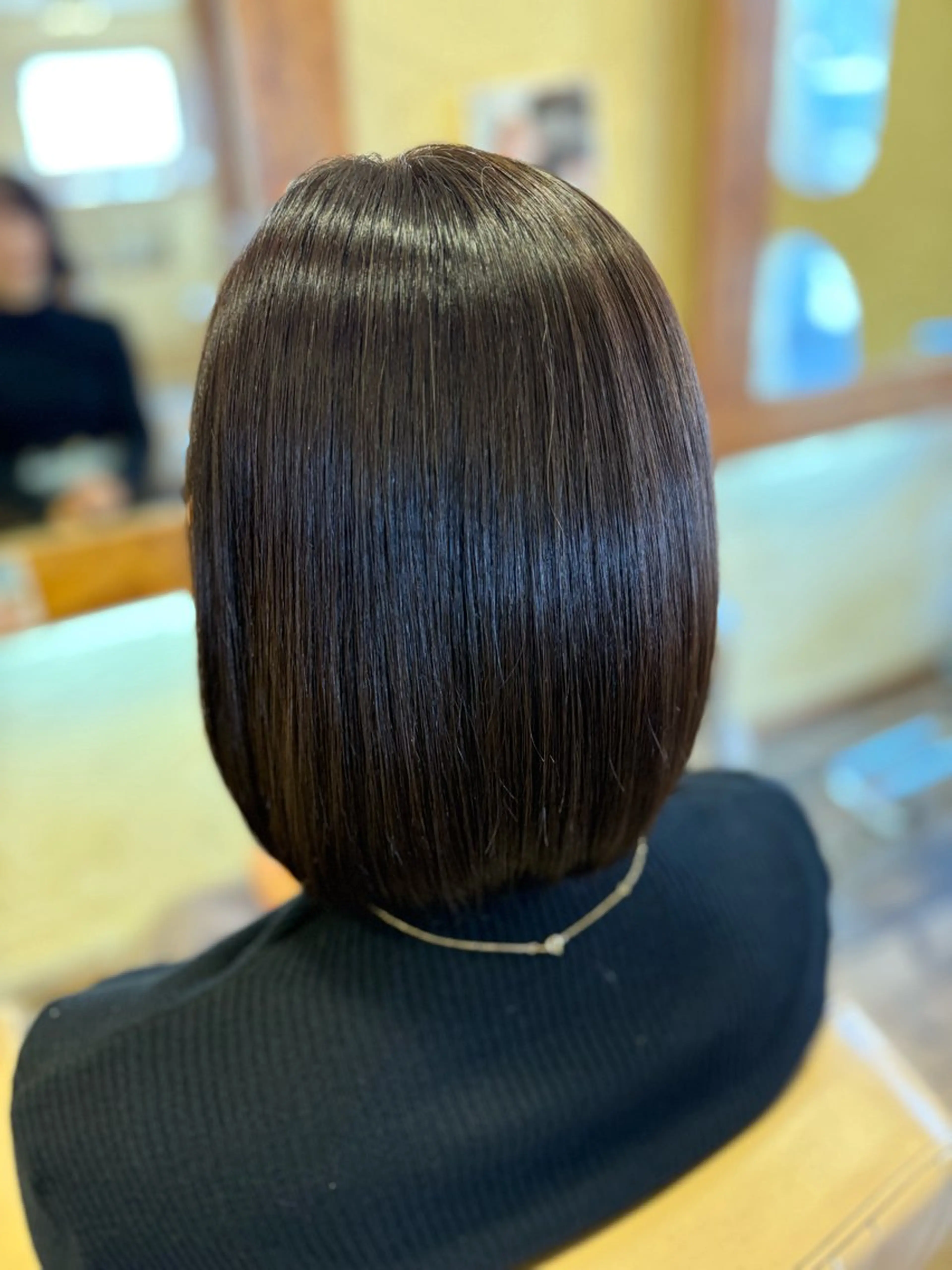 ミディアム カット ヘアカラー トリートメント 柘植 雅大のヘアスタイル