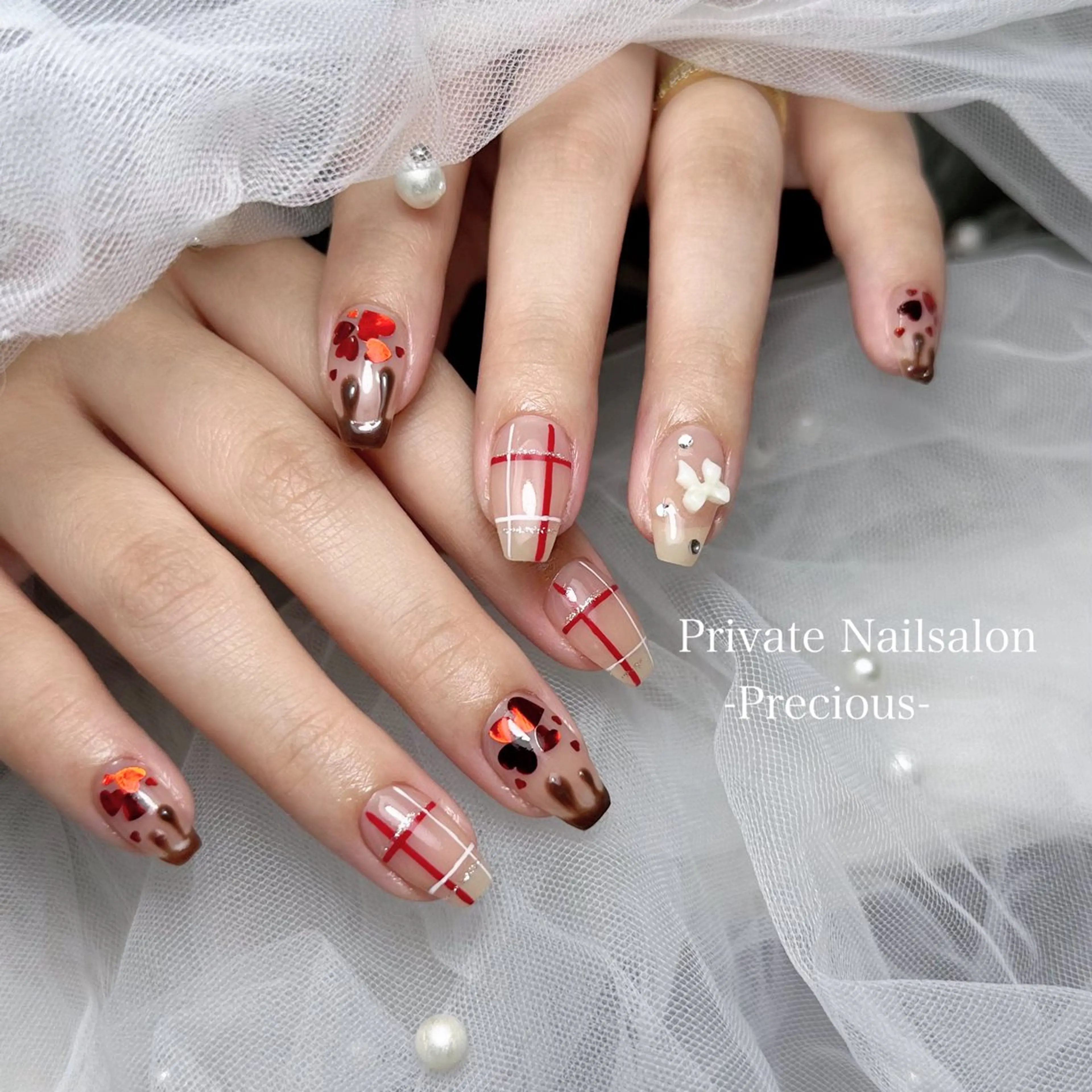 ネイル ハンドネイル Precious *･゜のネイルデザイン