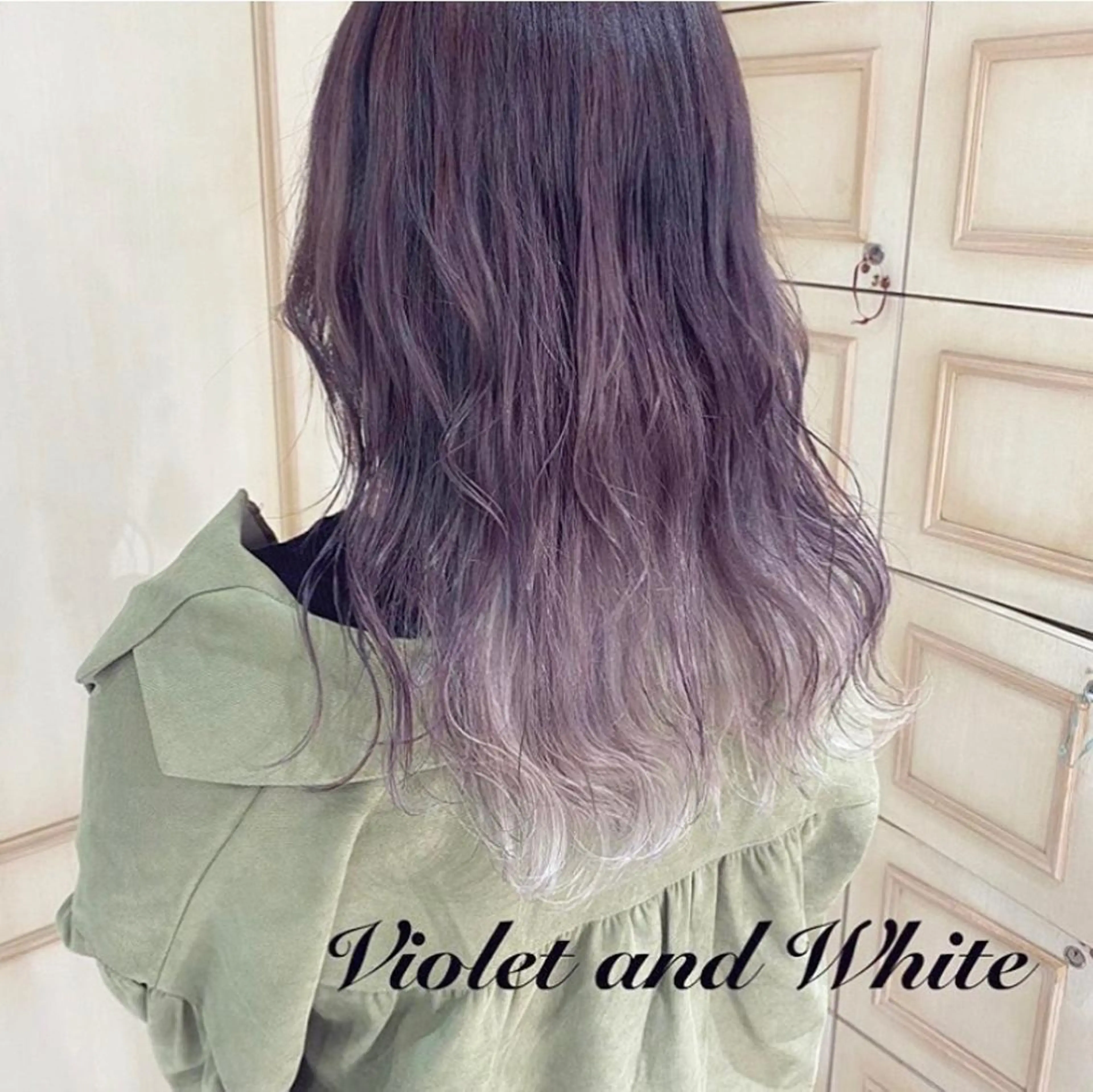 ロング カラー ヘアアレンジ デザインカラー インナーカラー 透明感カラー 古山 結季🌙🖤のヘアスタイル