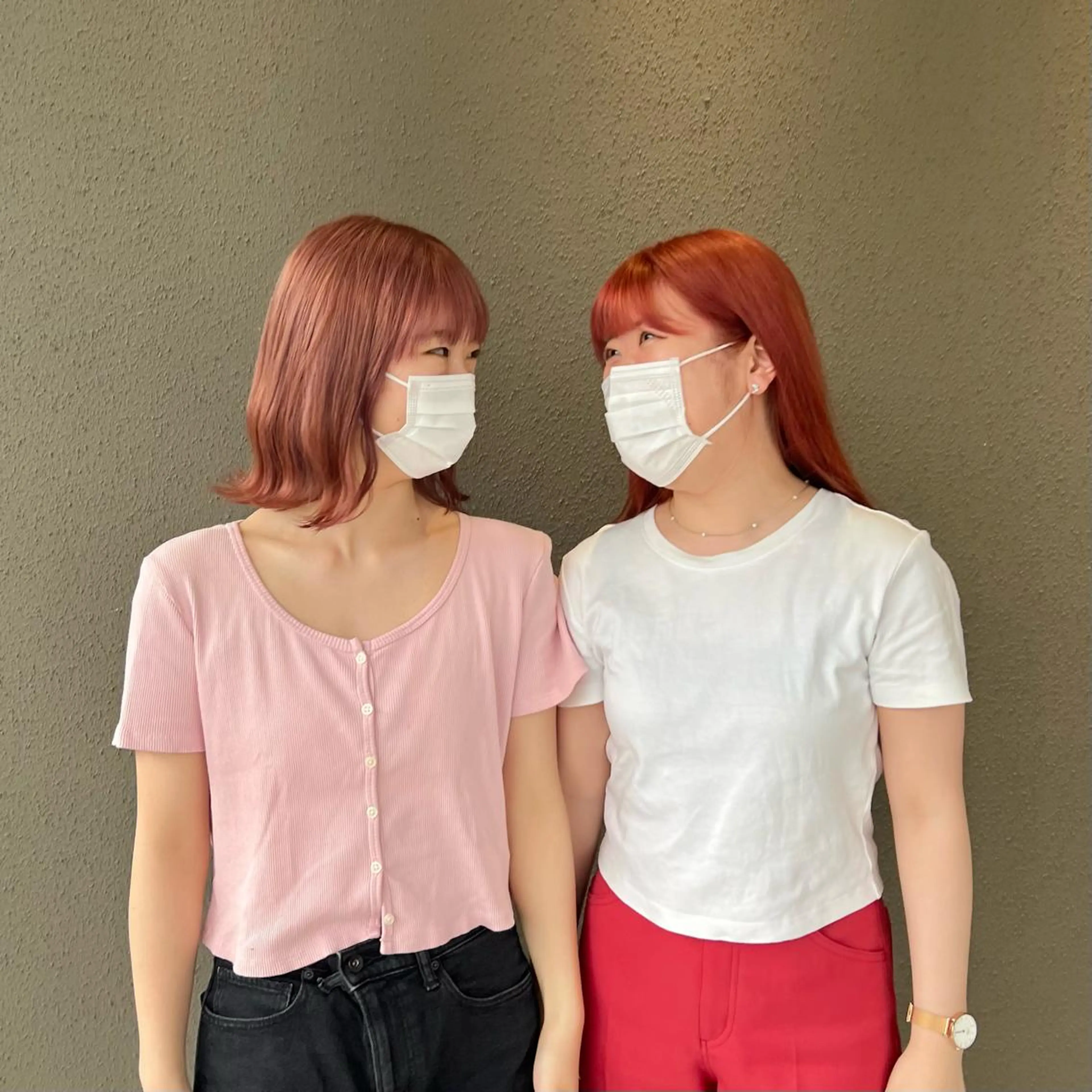 ミディアム カラー 山本 愛永のヘアスタイル