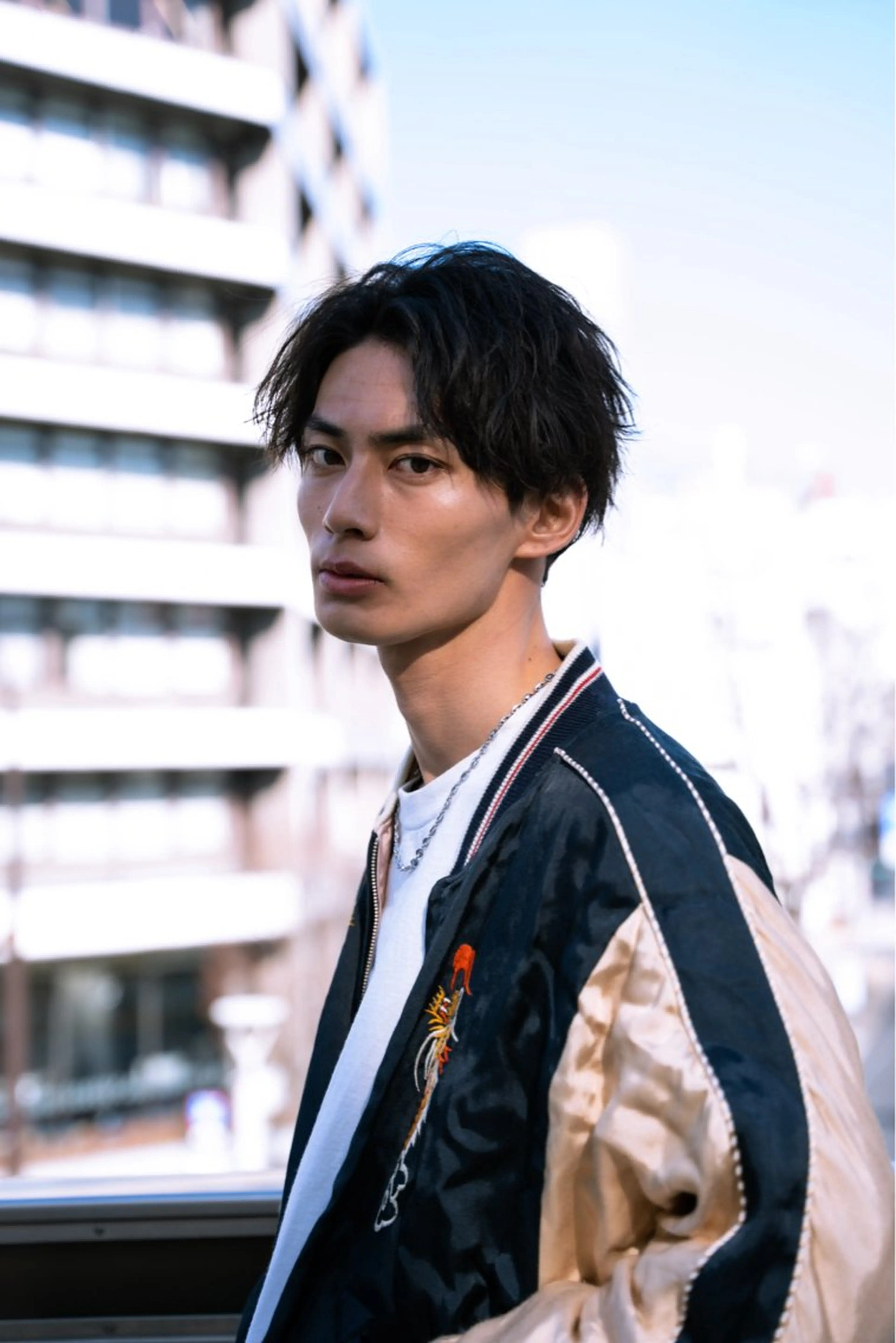 ショート パーマ メンズ カット パーマ スパイキーショート パーマ　具志堅　太志のヘアスタイル