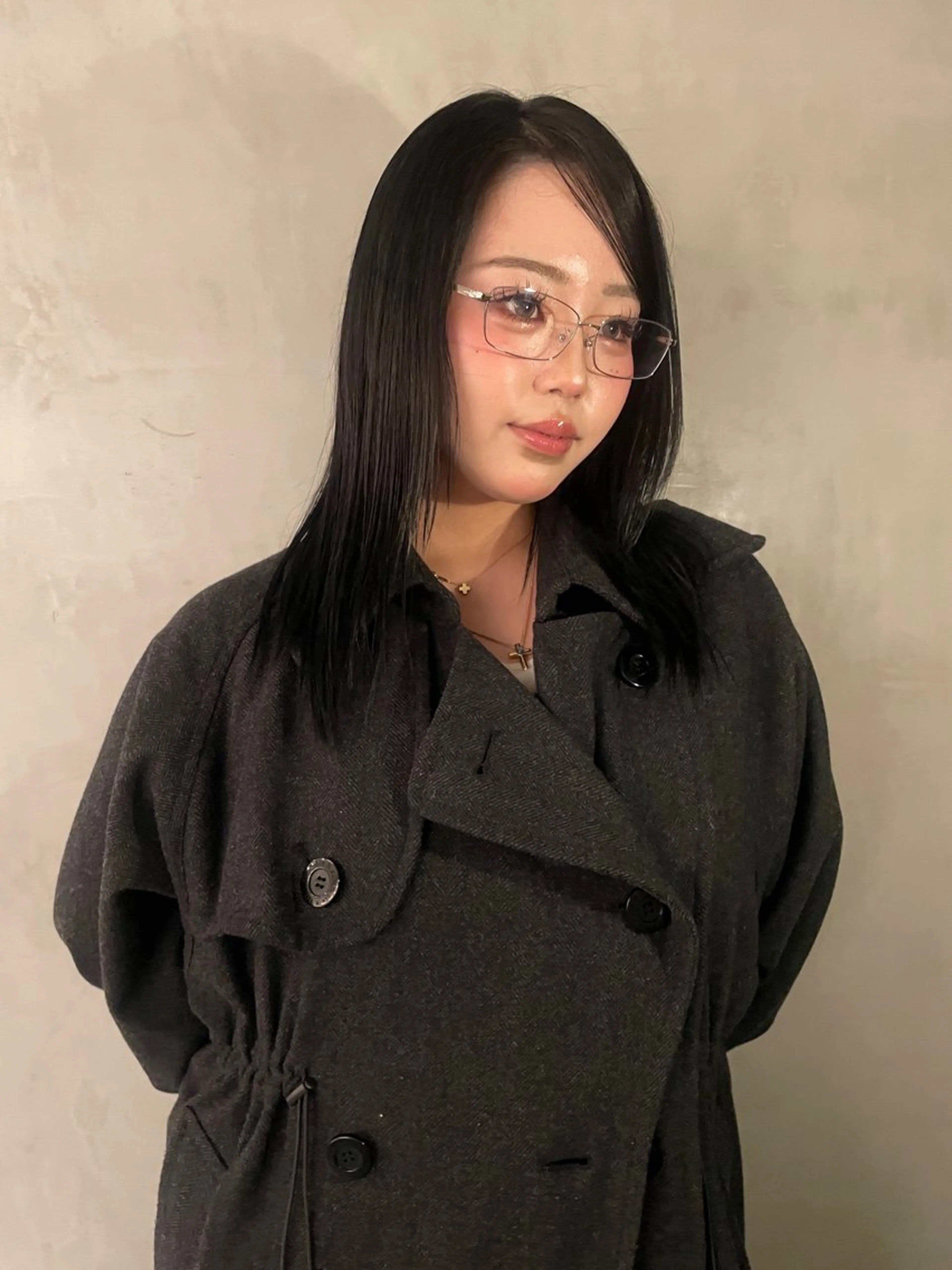 セミロング 🎀海外ヘア/表参道 Satone🎀のヘアスタイル