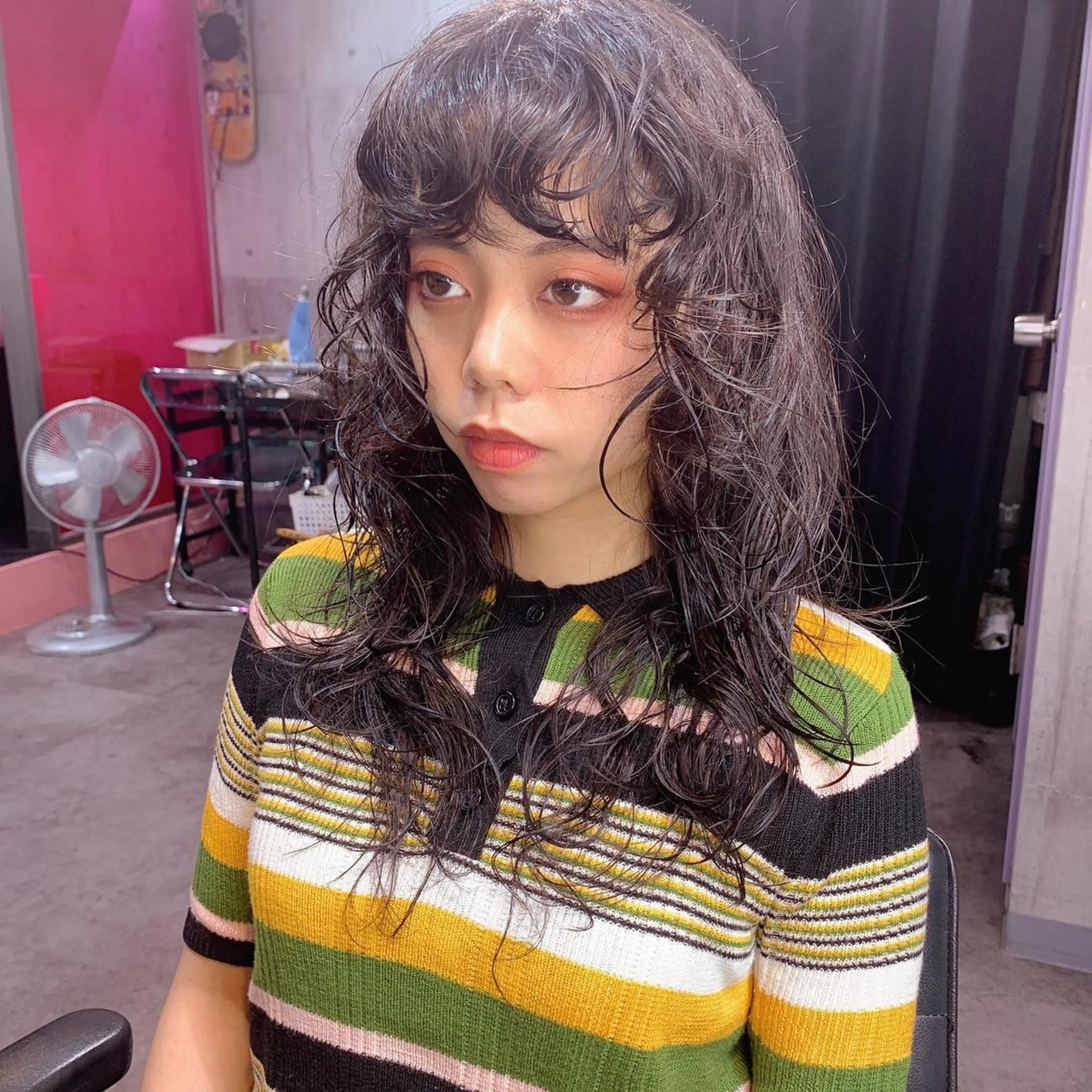 パーマ ロング カット パーマ トリートメント ブリーチ難民の救世主 サロンINK.渋谷のヘアスタイル