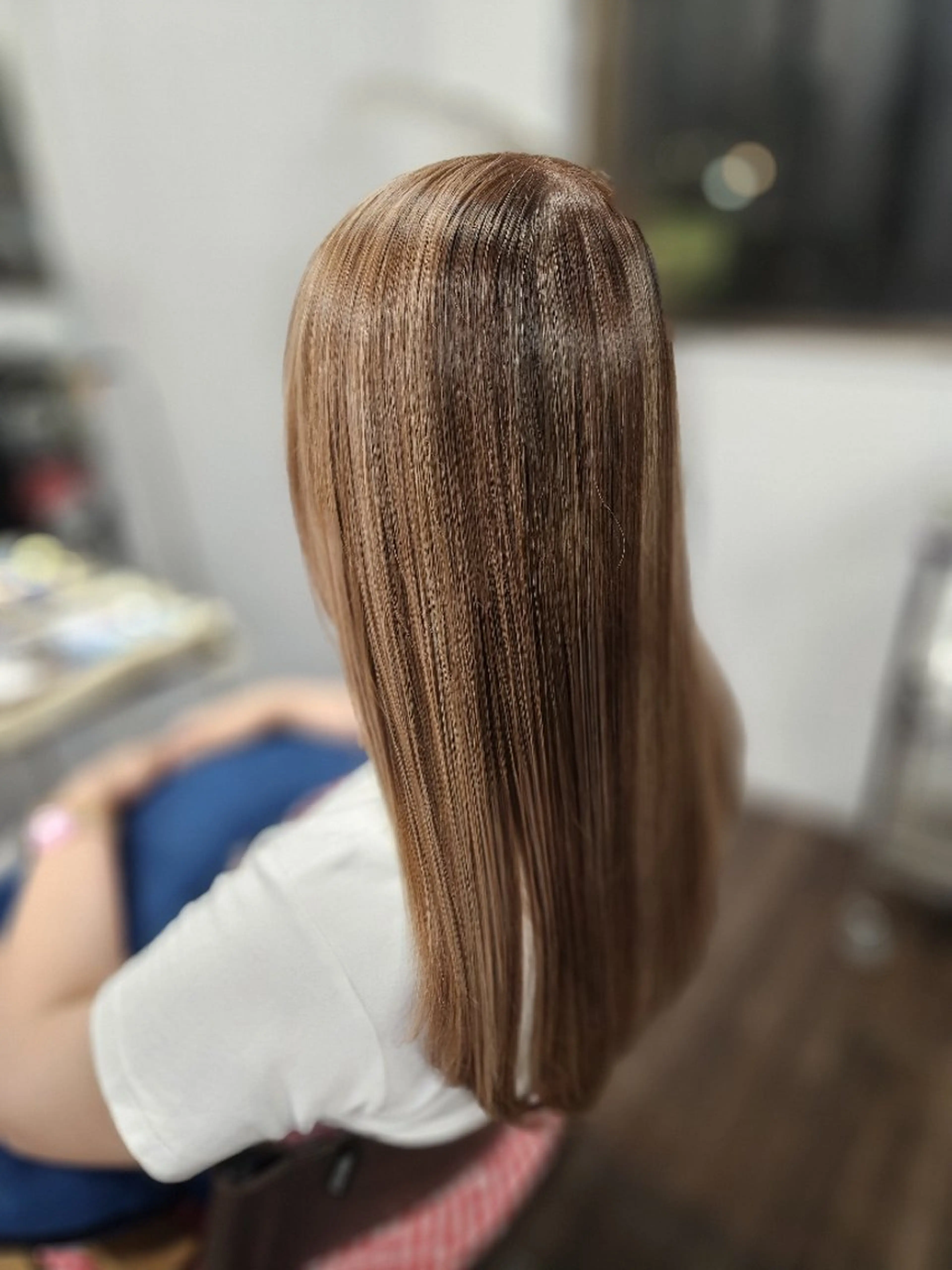 ロング カラー ベージュカラー ハイライトカラー ミルクティーベージュ ハイライト カット ヘアカラー トリートメント terra✂️川嶋 大輔のヘアスタイル