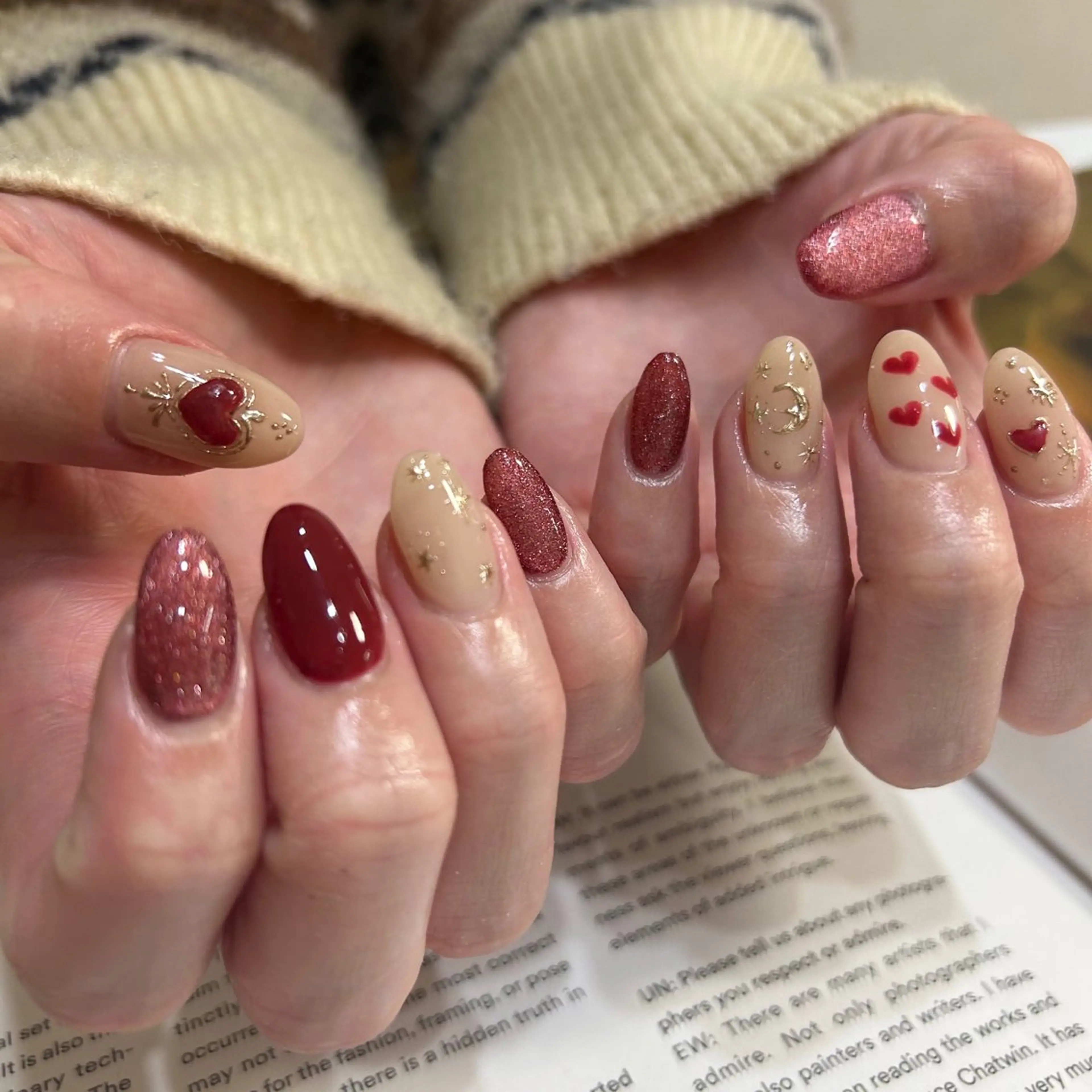 ネイル ブルー フットネイル ジェルネイル キラキラネイル 韓国ネイル RooM -mizuki-のネイルデザイン