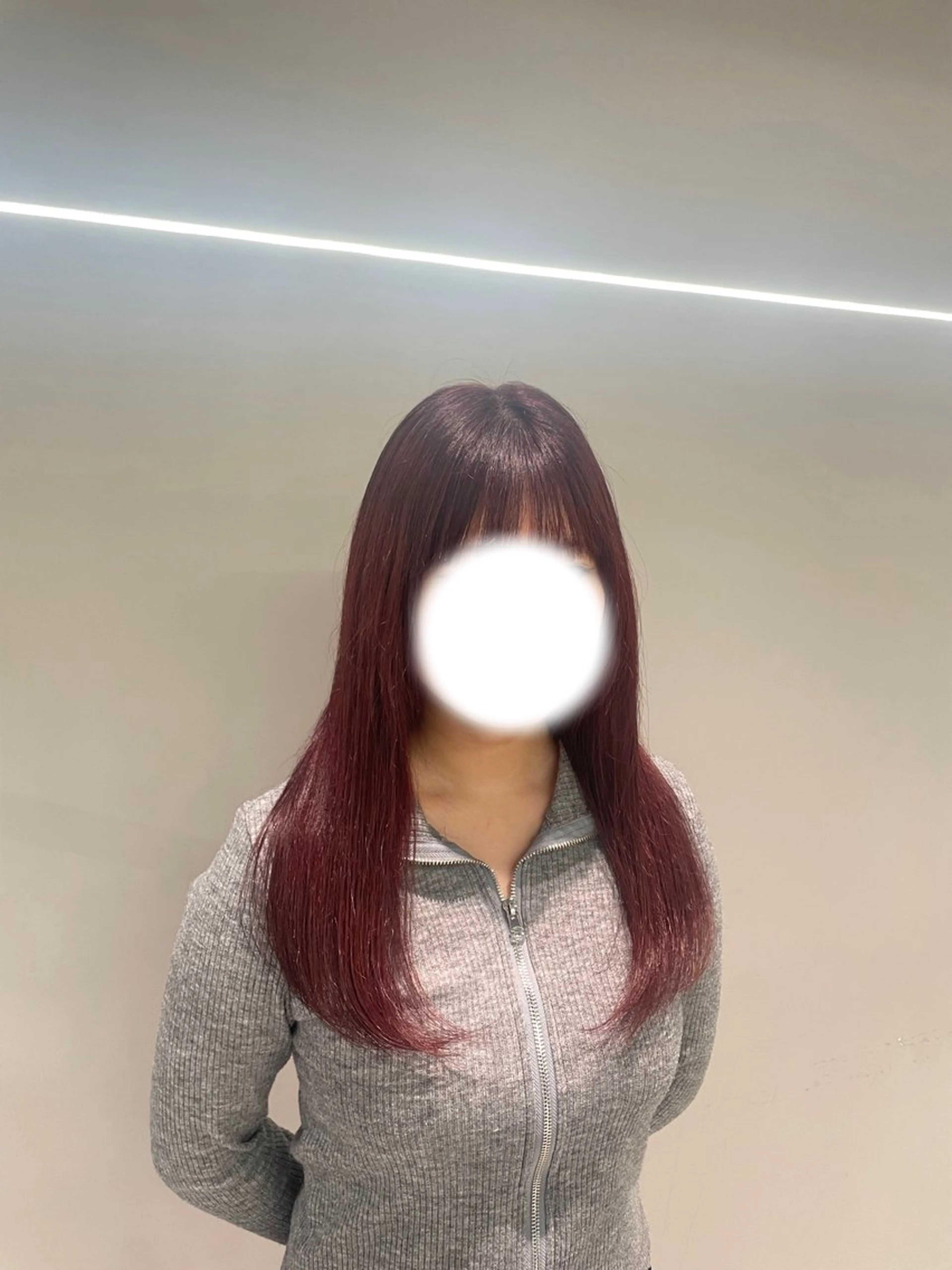 カラー レッドカラー ハイトーン💖/ ✨️モテ艶カラー💎のヘアスタイル