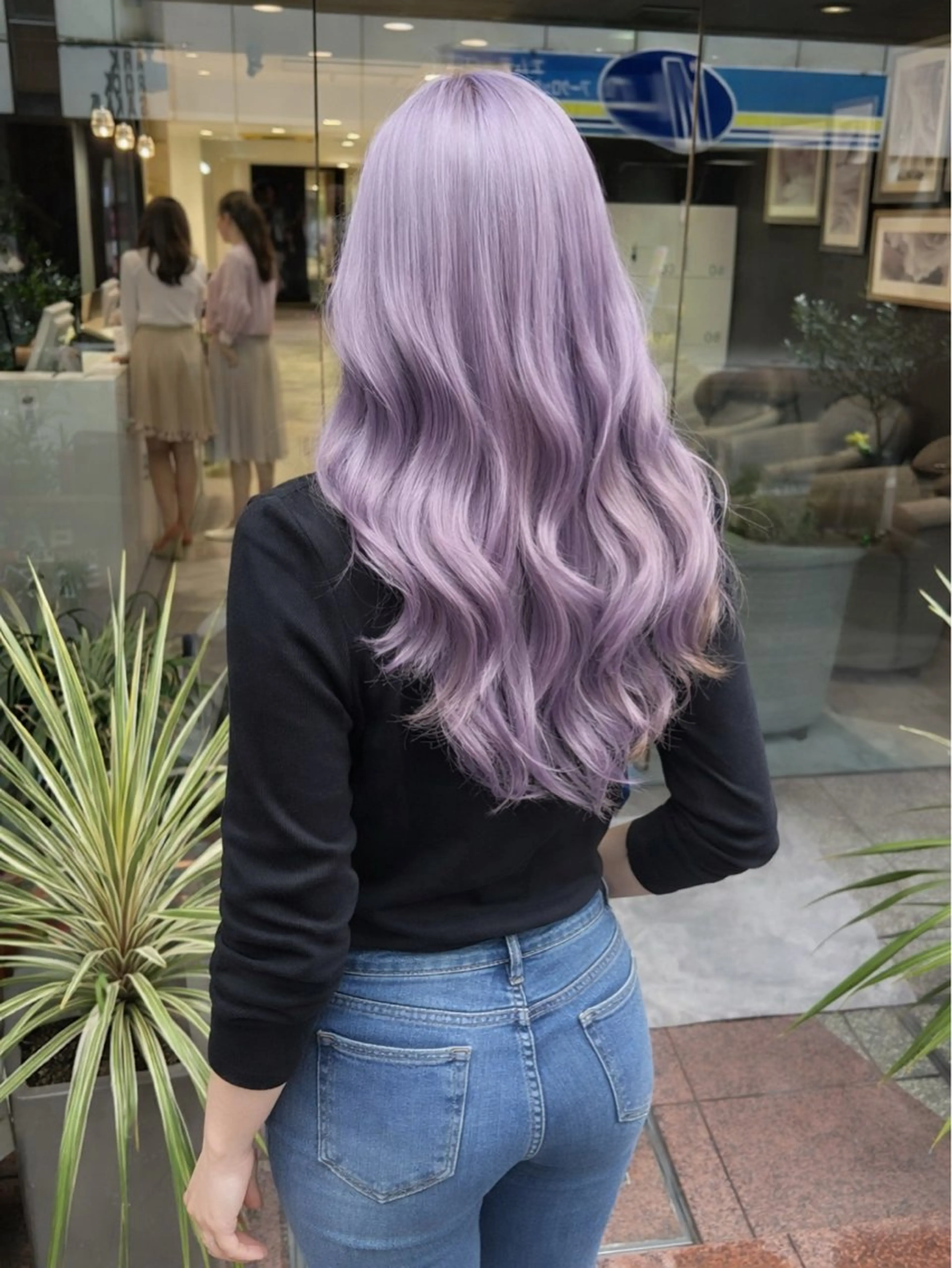 カラー 美髪矯正/髪質改善 /透明感ある艶カラーのヘアスタイル