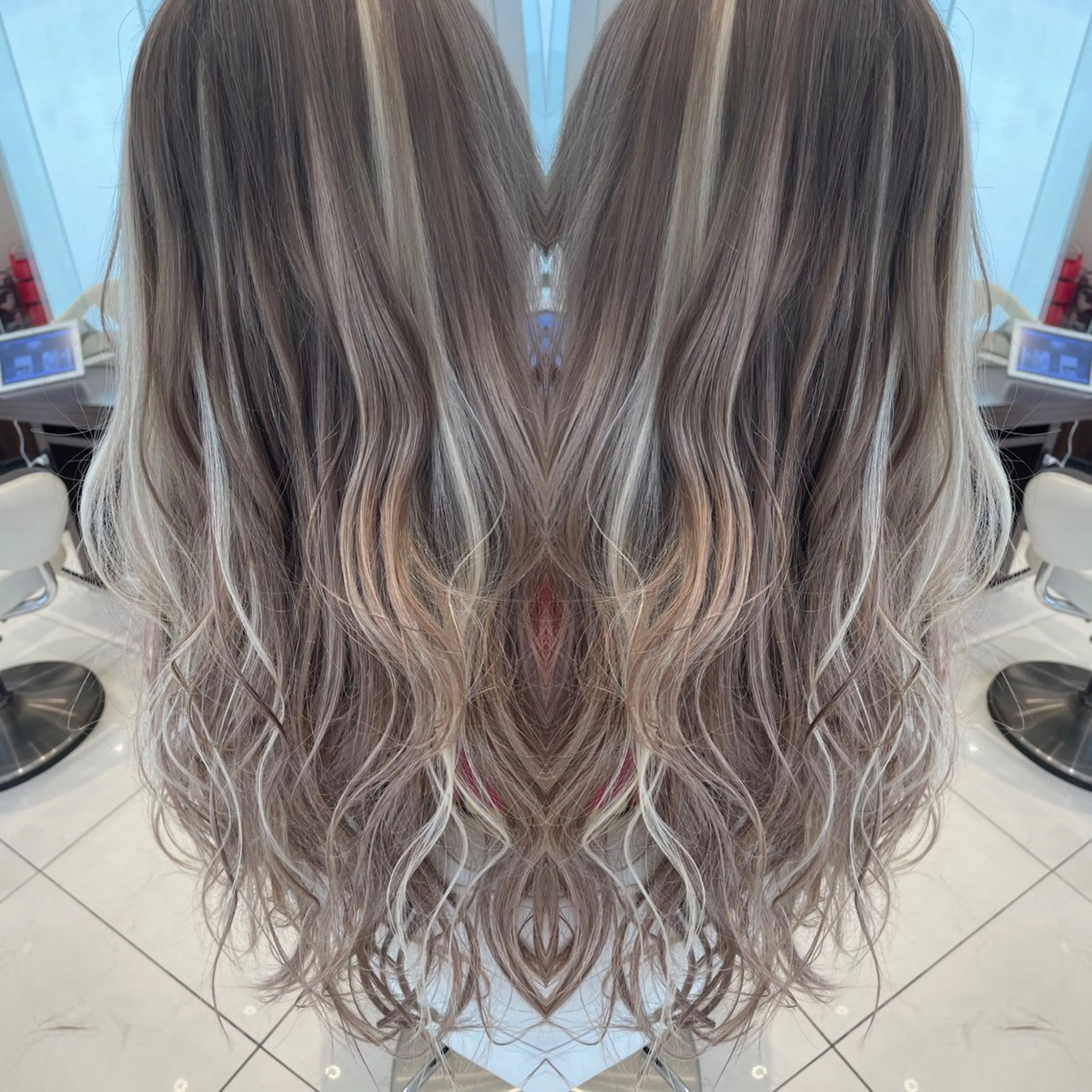 シールエクステ💜🧡💛 80本22000円の写真