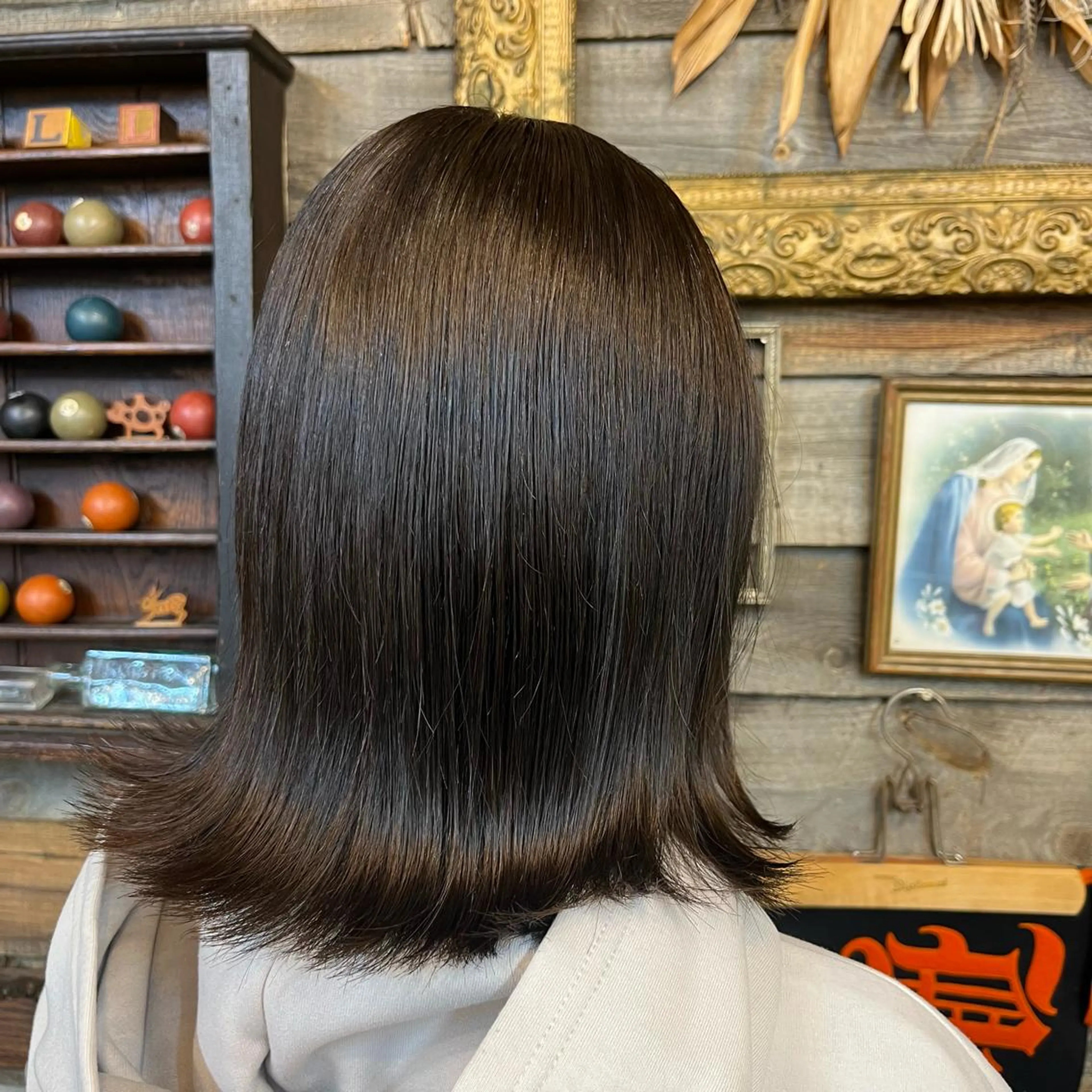 ミディアム カラー アディクシーカラー 透明感カラー ヘアカラー 川崎 かなでのヘアスタイル